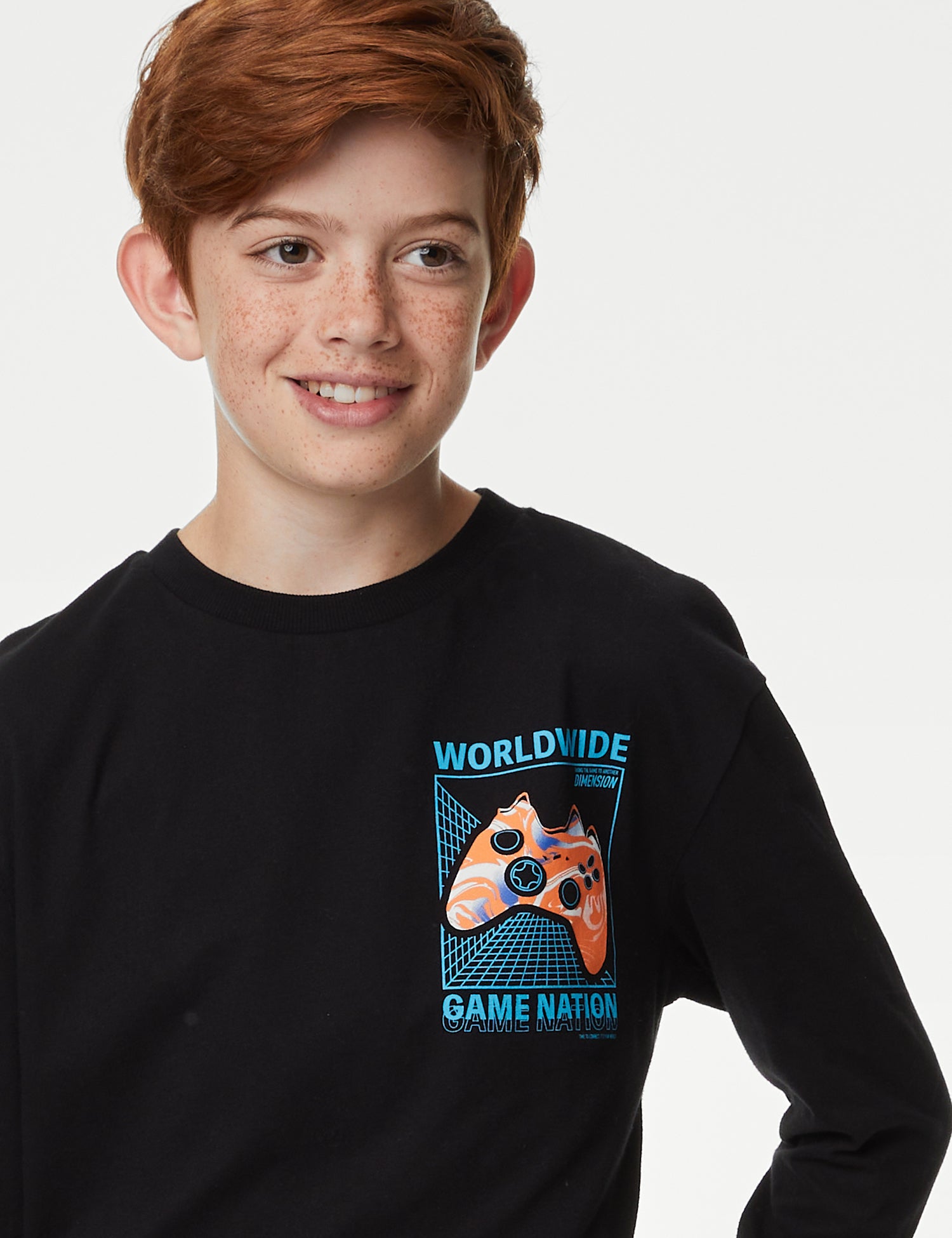 Pure Cotton Gaming Graphic Top