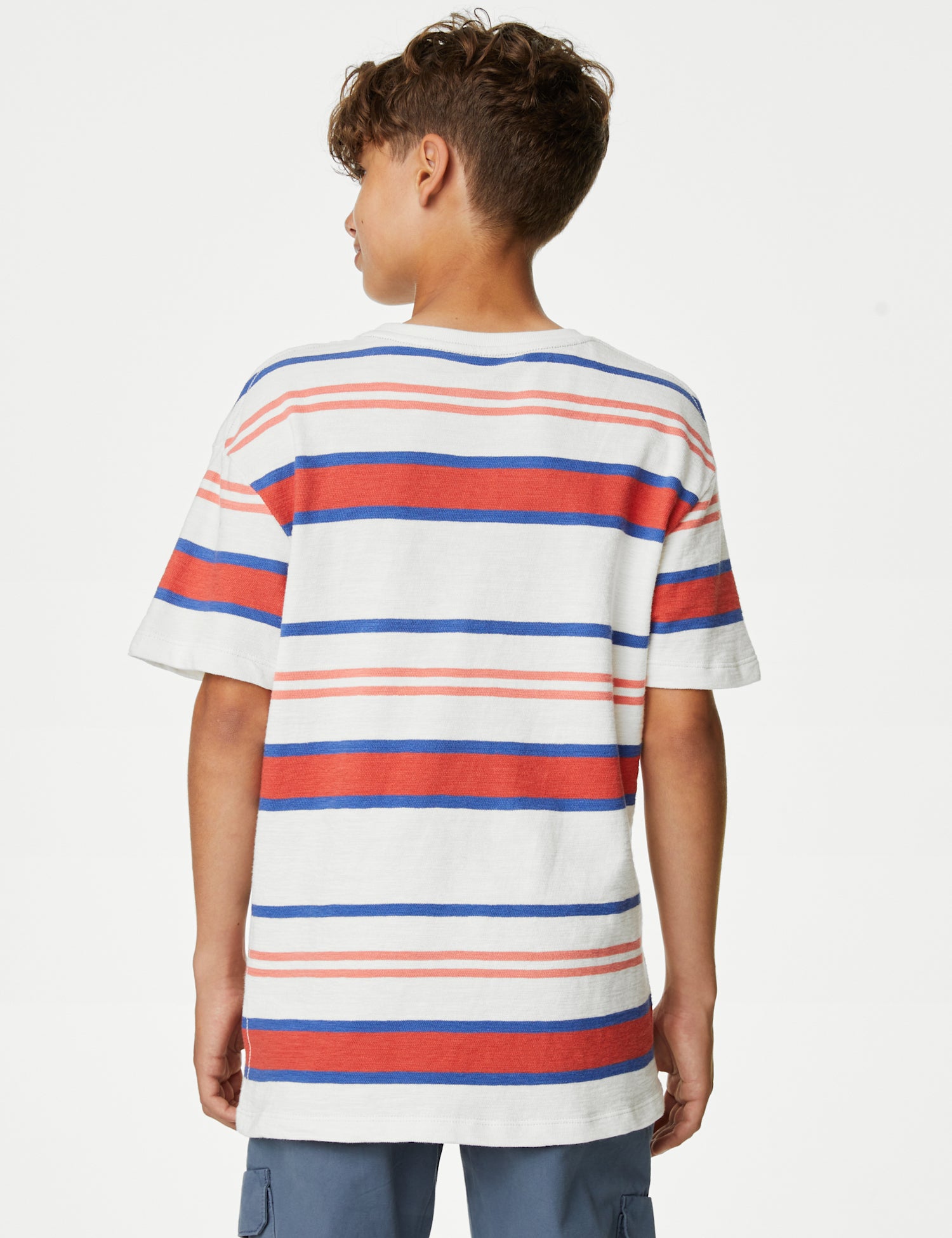 Pure Cotton Striped T-Shirt
