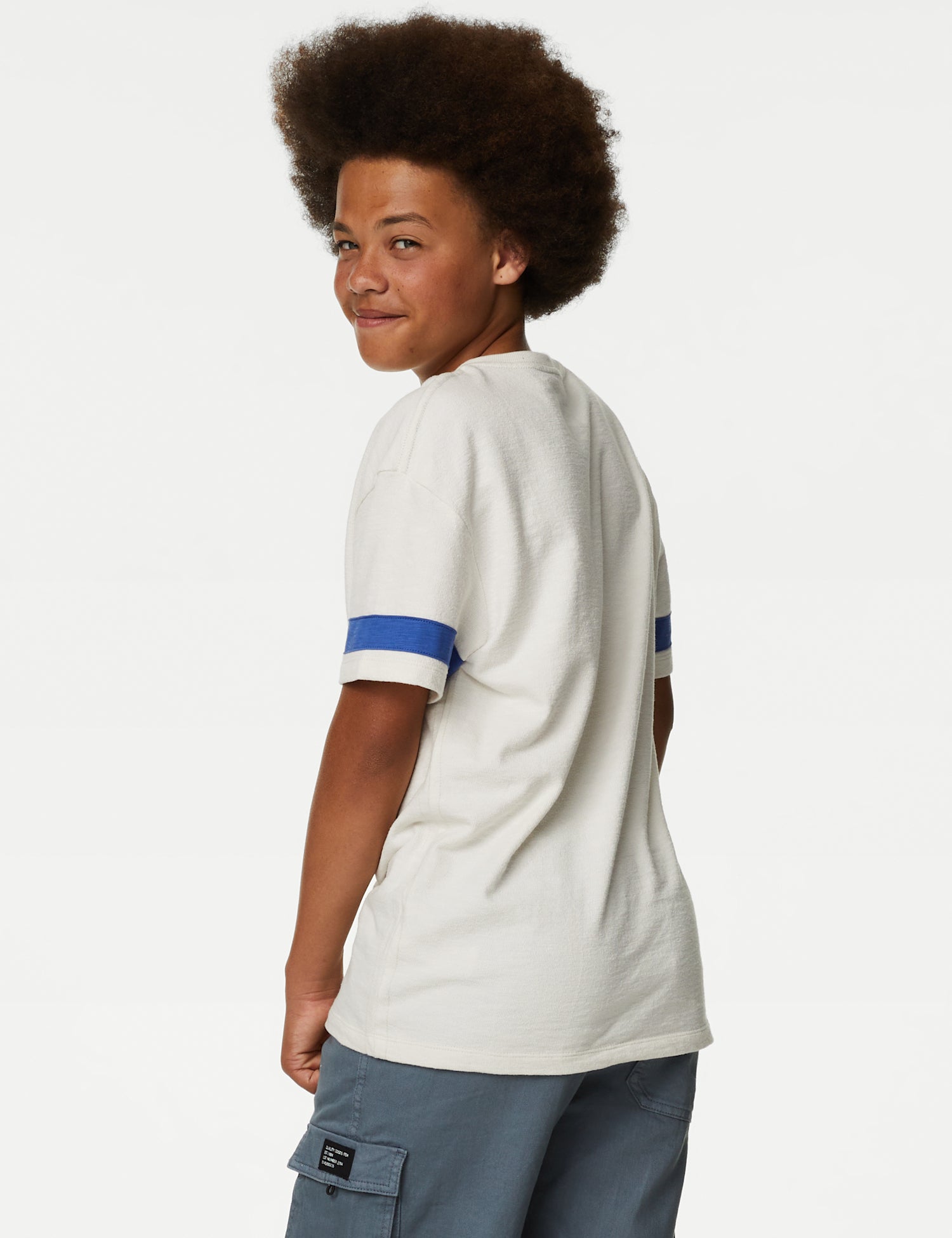 Pure Cotton Textured T-Shirt