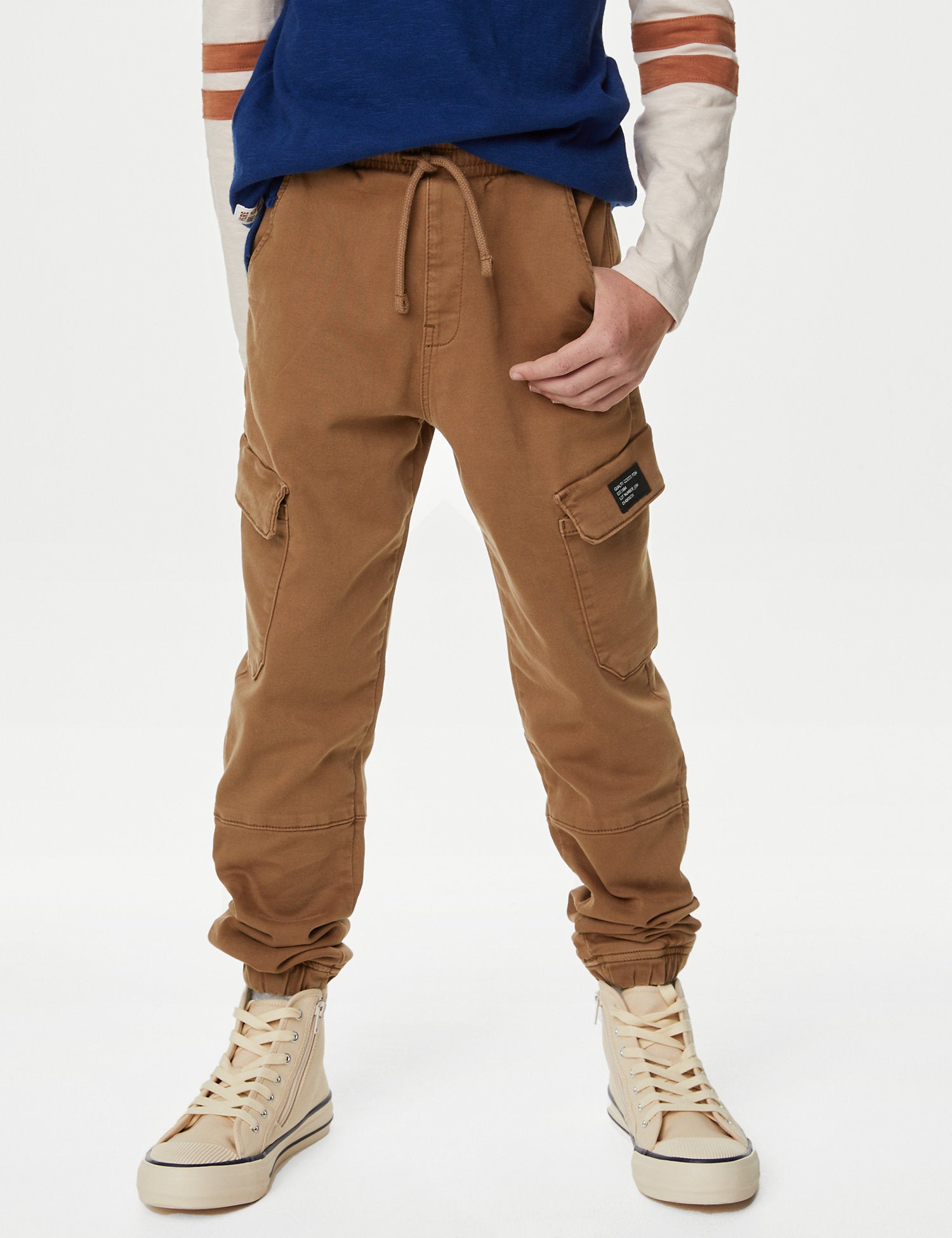 Cotton Rich Cargo Trousers