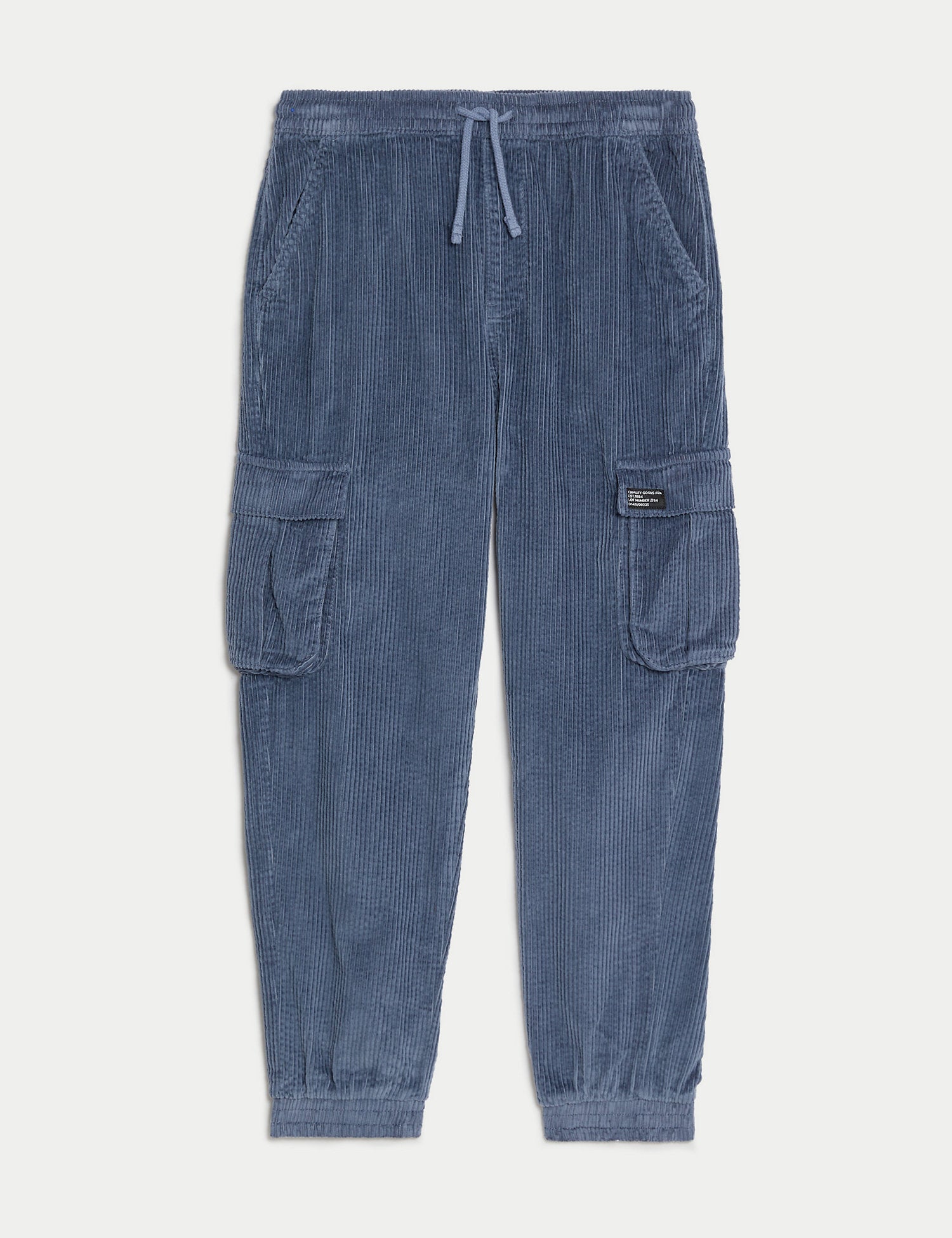 Pure Cotton Cord Cargo Trousers