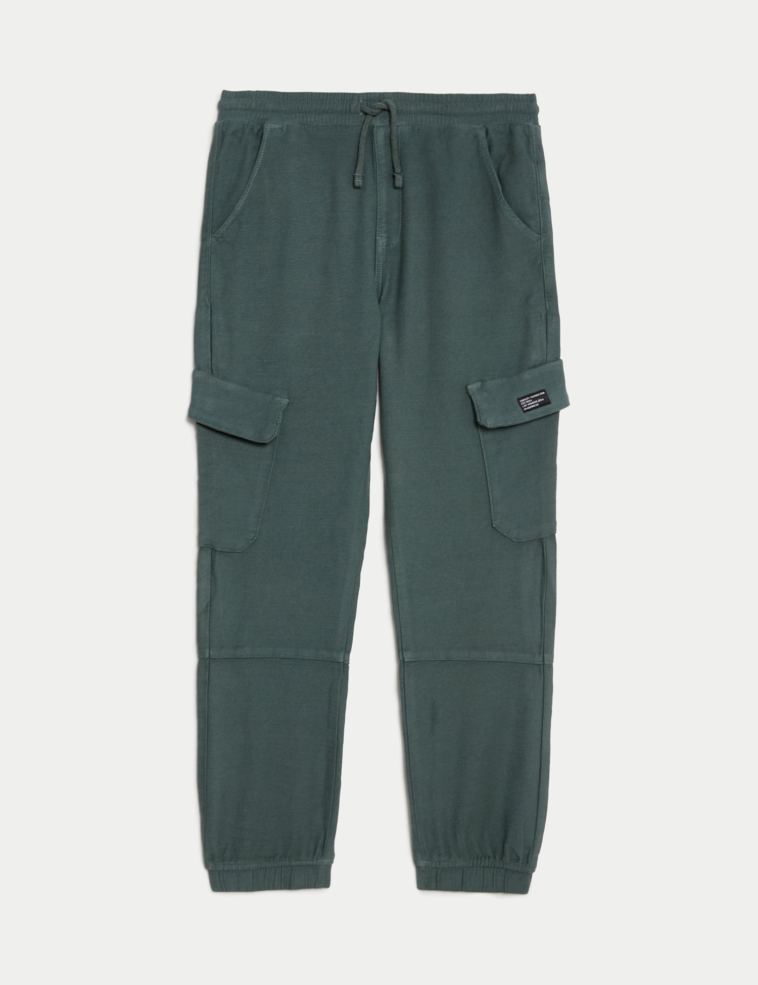 Cotton Rich Cuffed Cargo Trousers