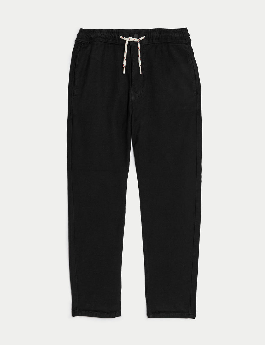 Relaxed Cotton Rich Elasticated Waist Chinos