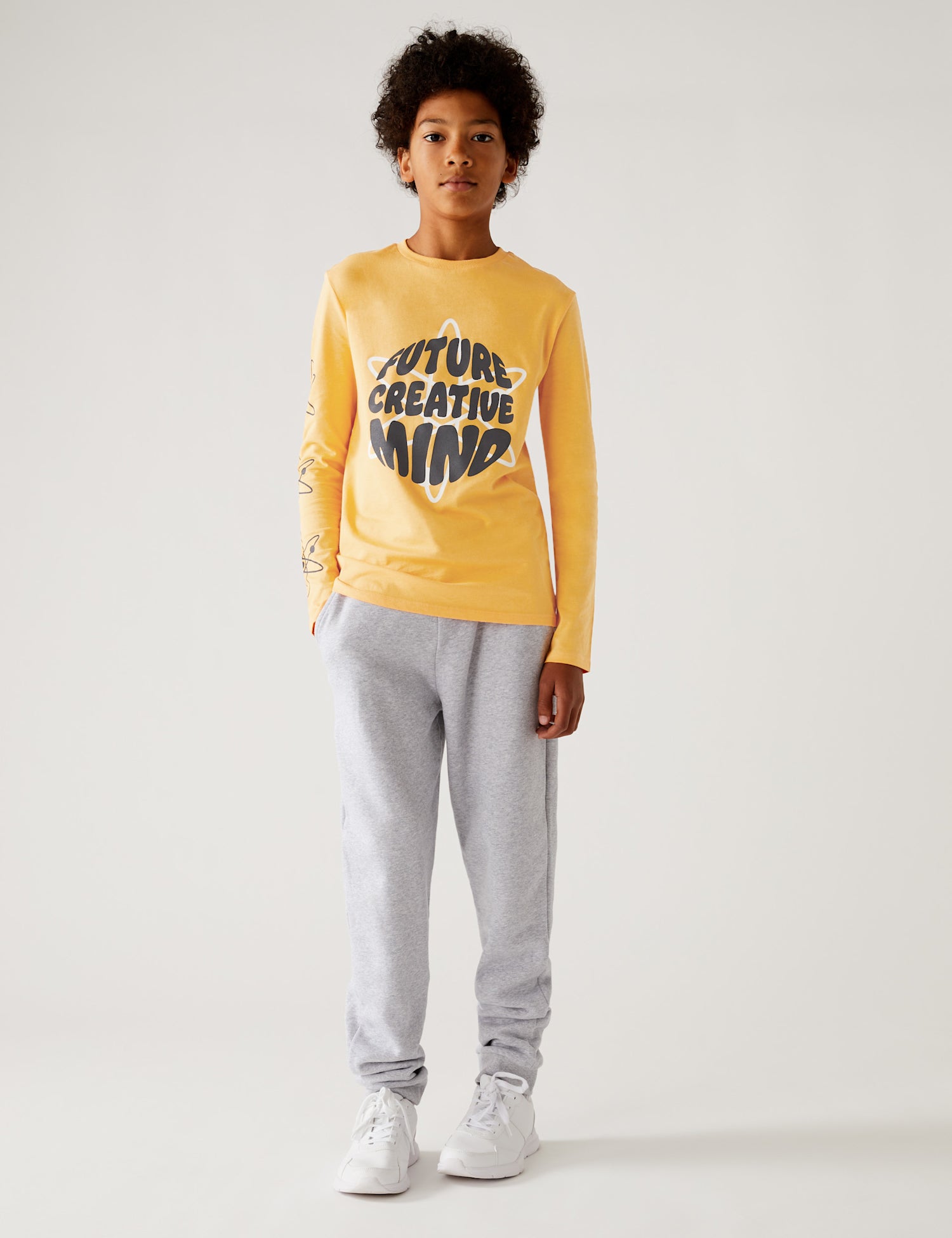 Pure Cotton Creative Mind Slogan Top