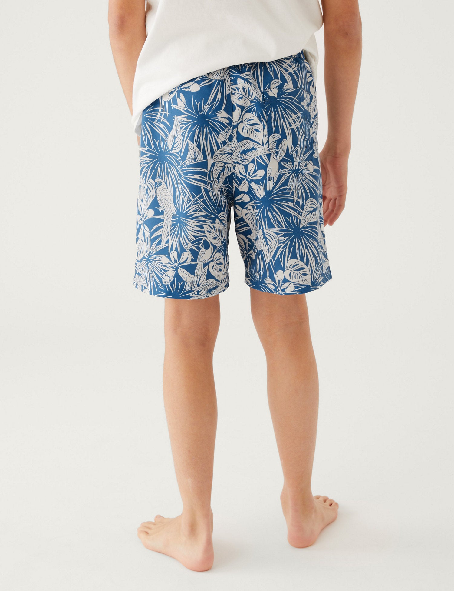 Mini Me Tropical Print Swim Shorts