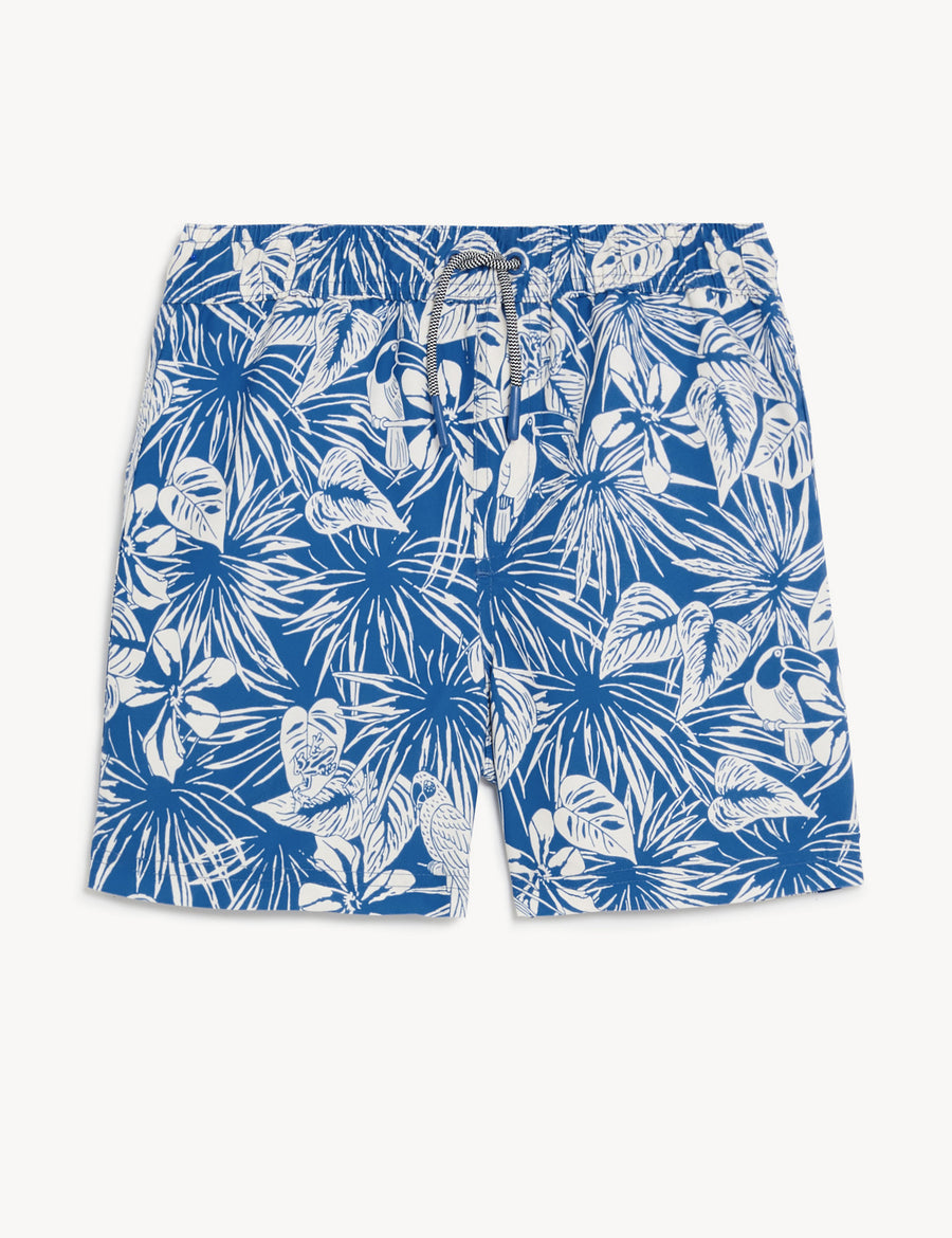 Mini Me Tropical Print Swim Shorts