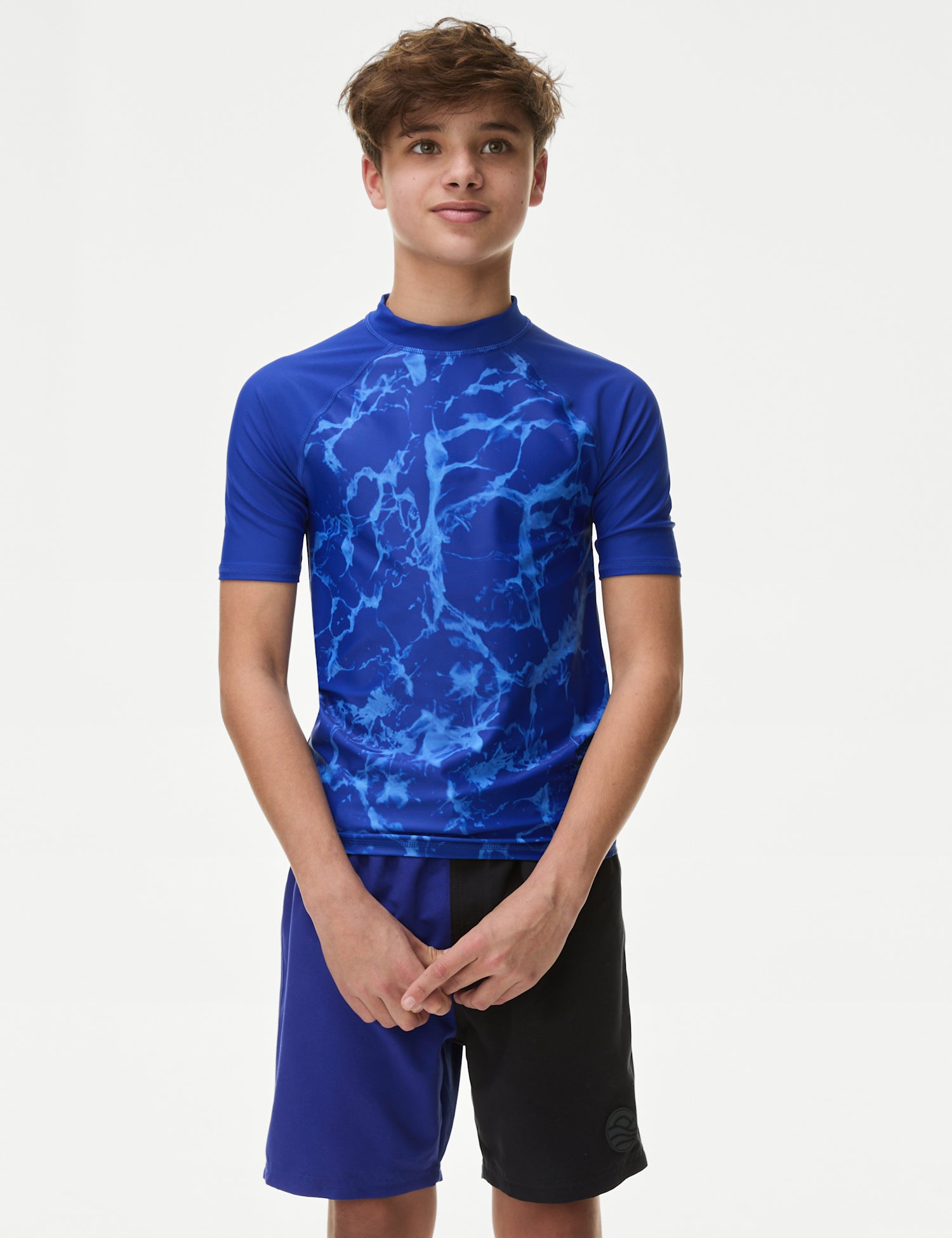 Wave Print Rash Vest