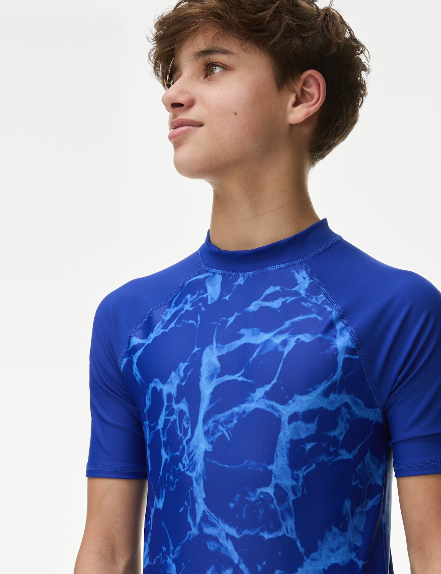 Wave Print Rash Vest