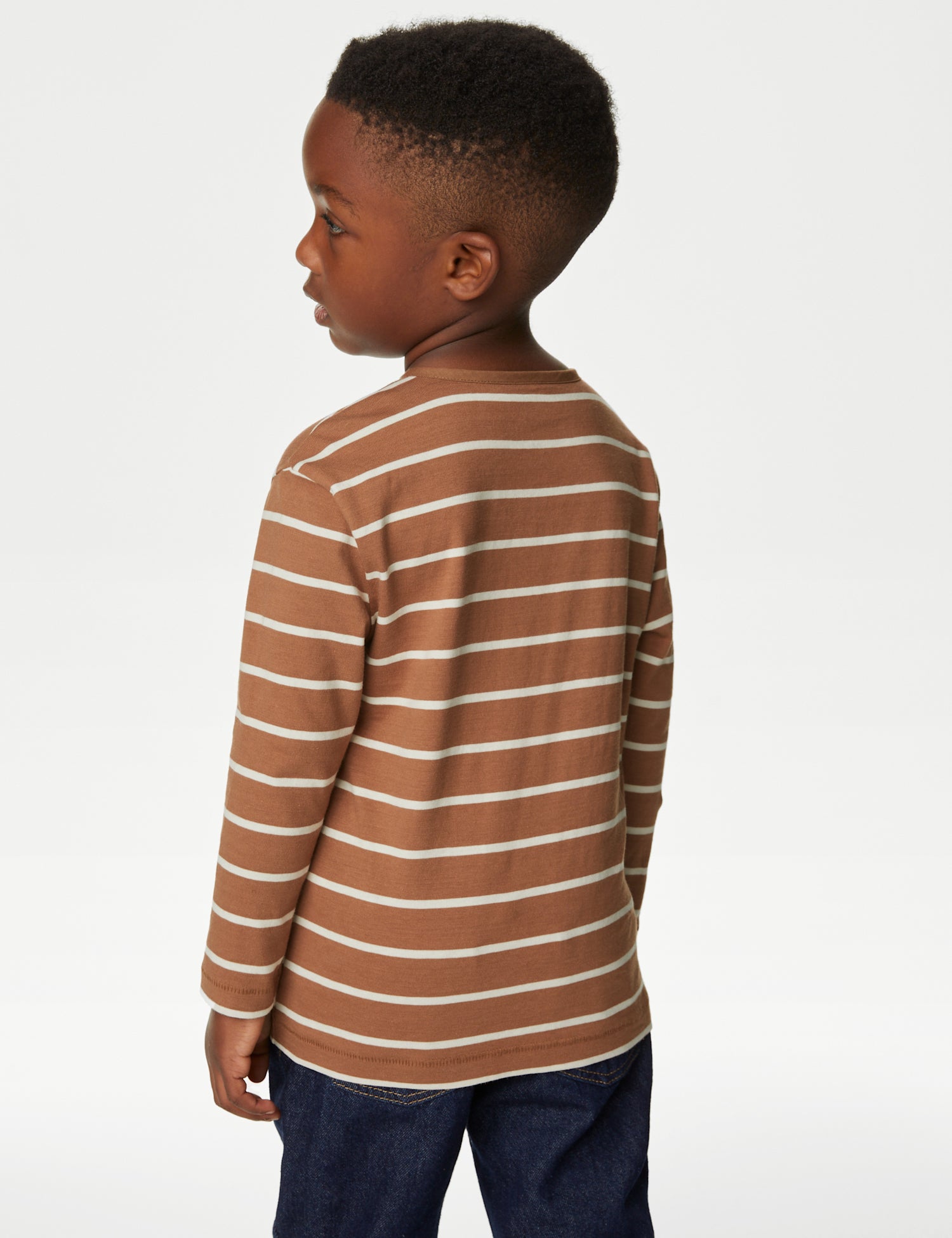 Pure Cotton Breton Striped Henley Top