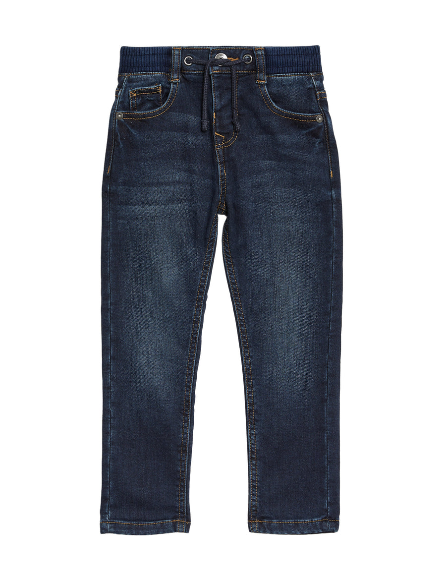 Regular Cotton Rich Elasticated Waist Jeans