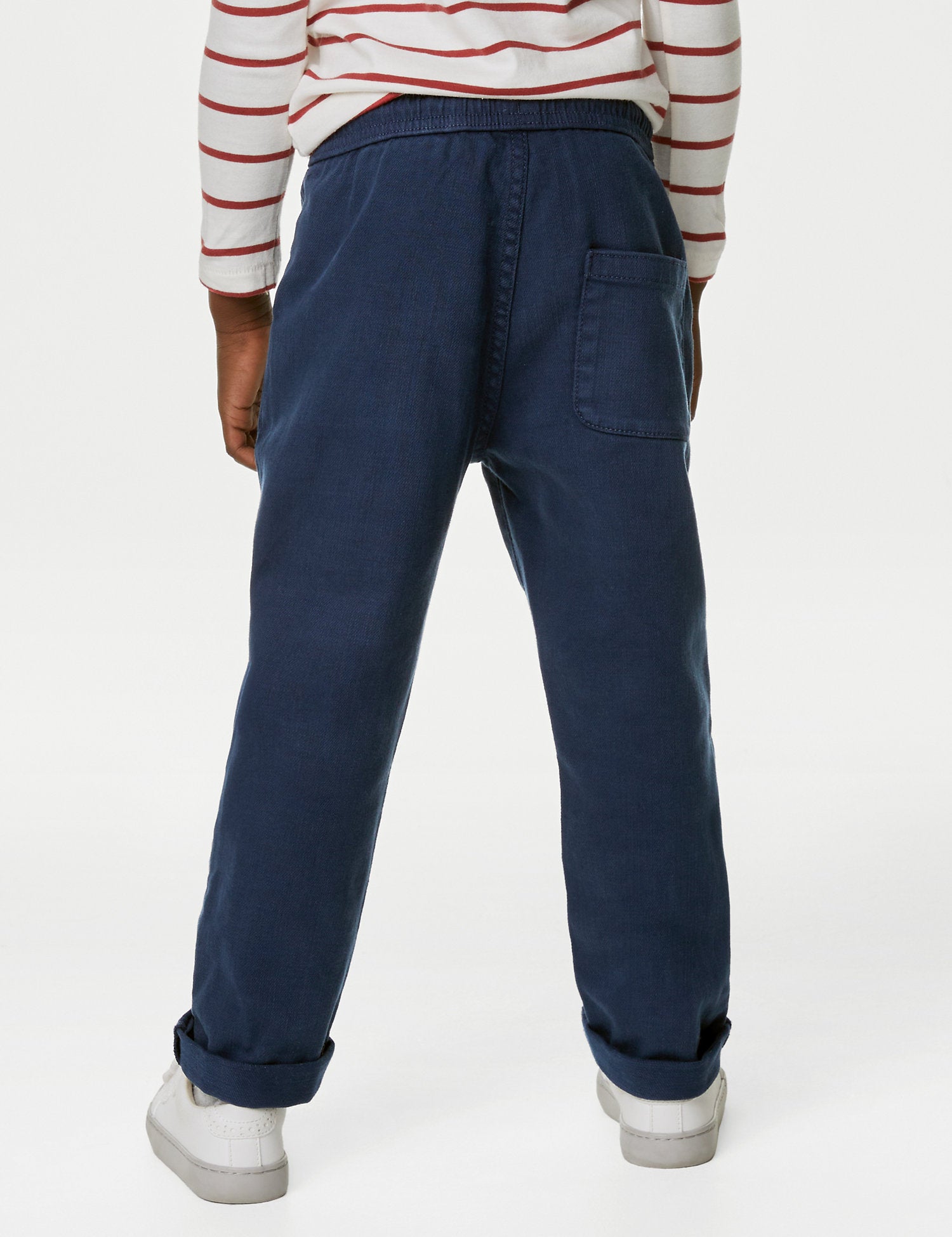 Cotton Rich Relaxed Fit Trousers