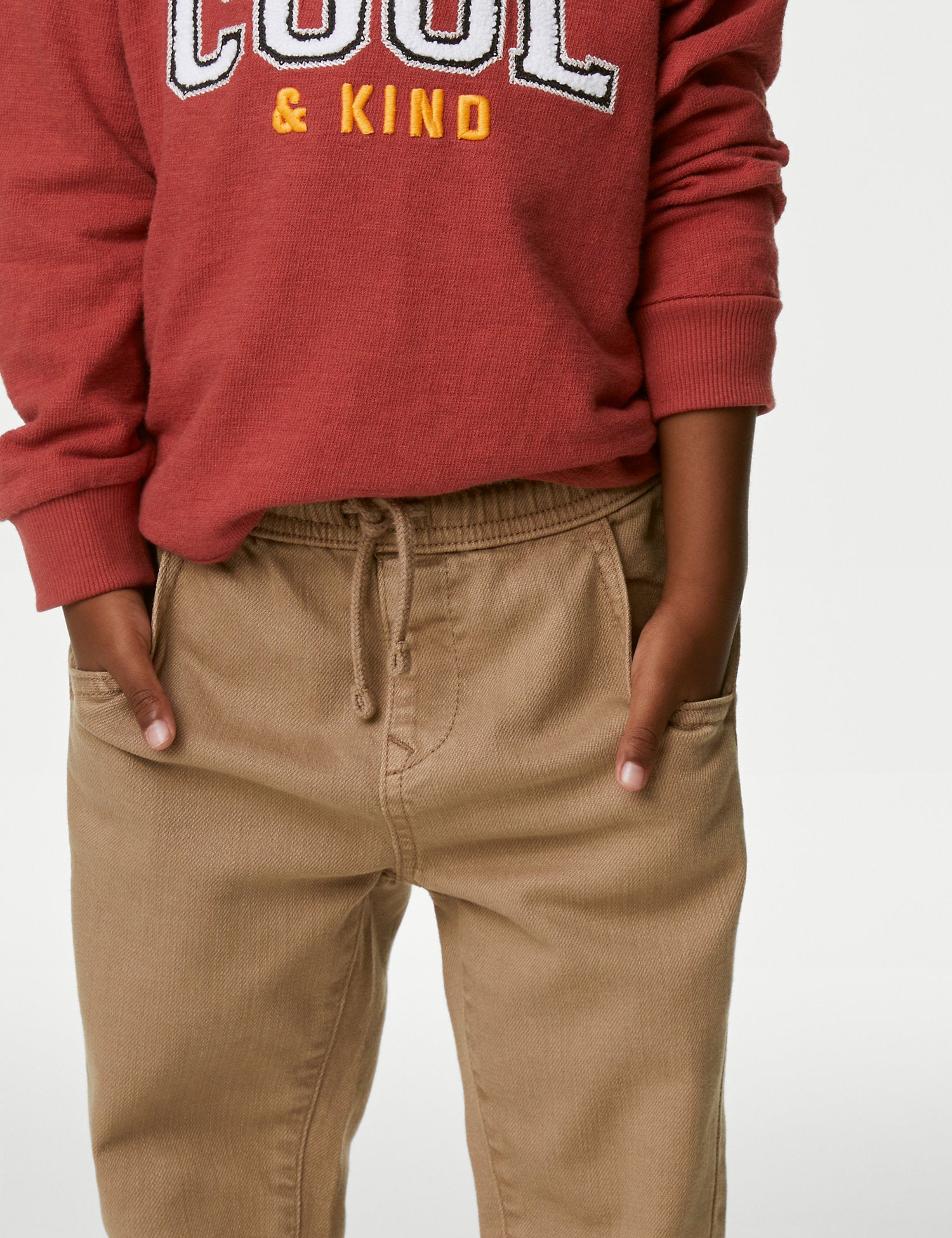 Cotton Rich Relaxed Fit Trousers
