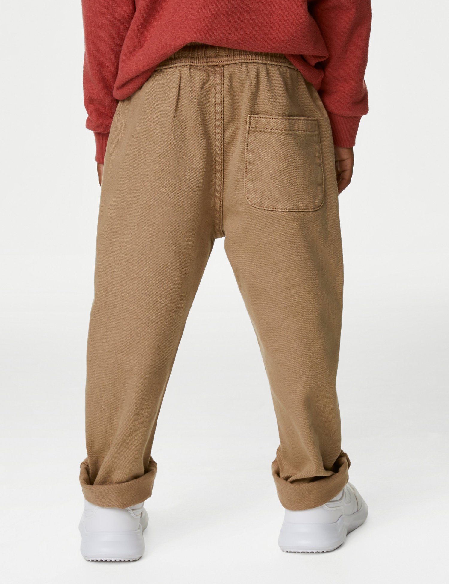 Cotton Rich Relaxed Fit Trousers