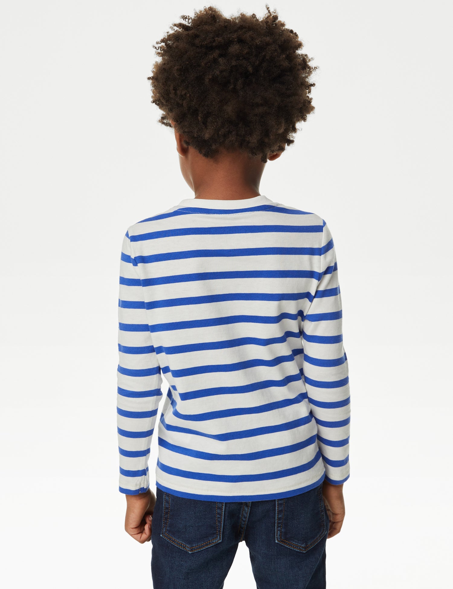 2pk Pure Cotton Striped & Plain Tops