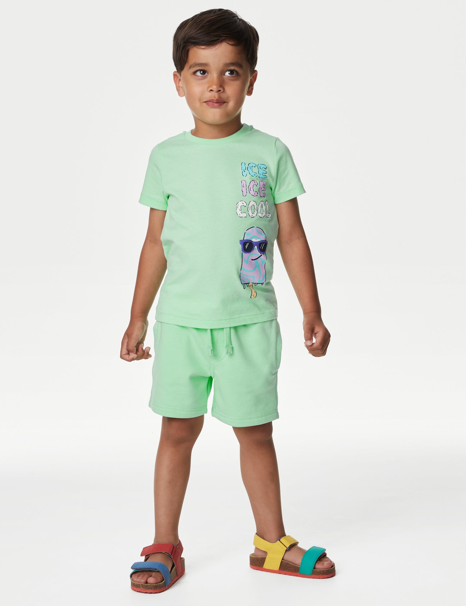 Cotton Rich Plain Shorts