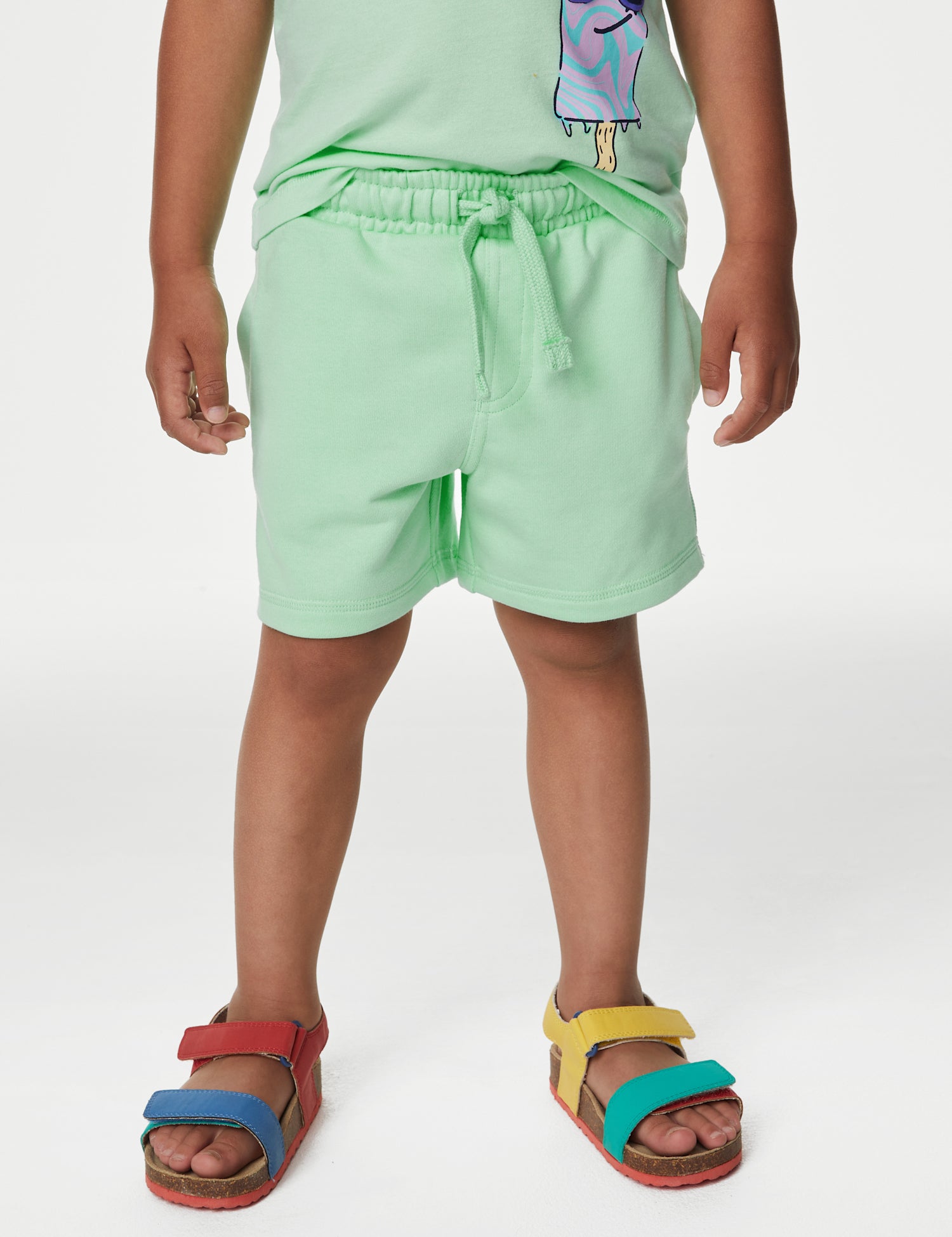 Cotton Rich Plain Shorts