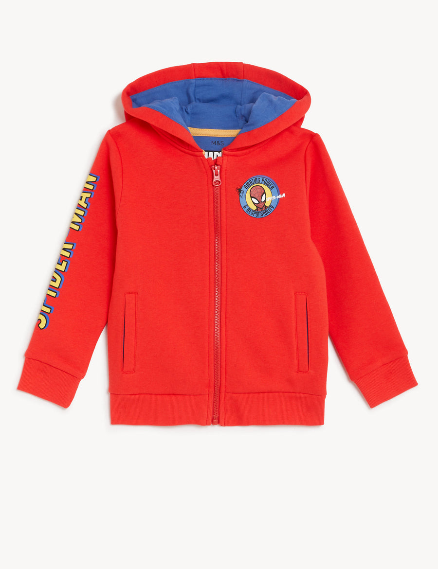 Cotton Rich Spider-Man™ Zip Hoodie
