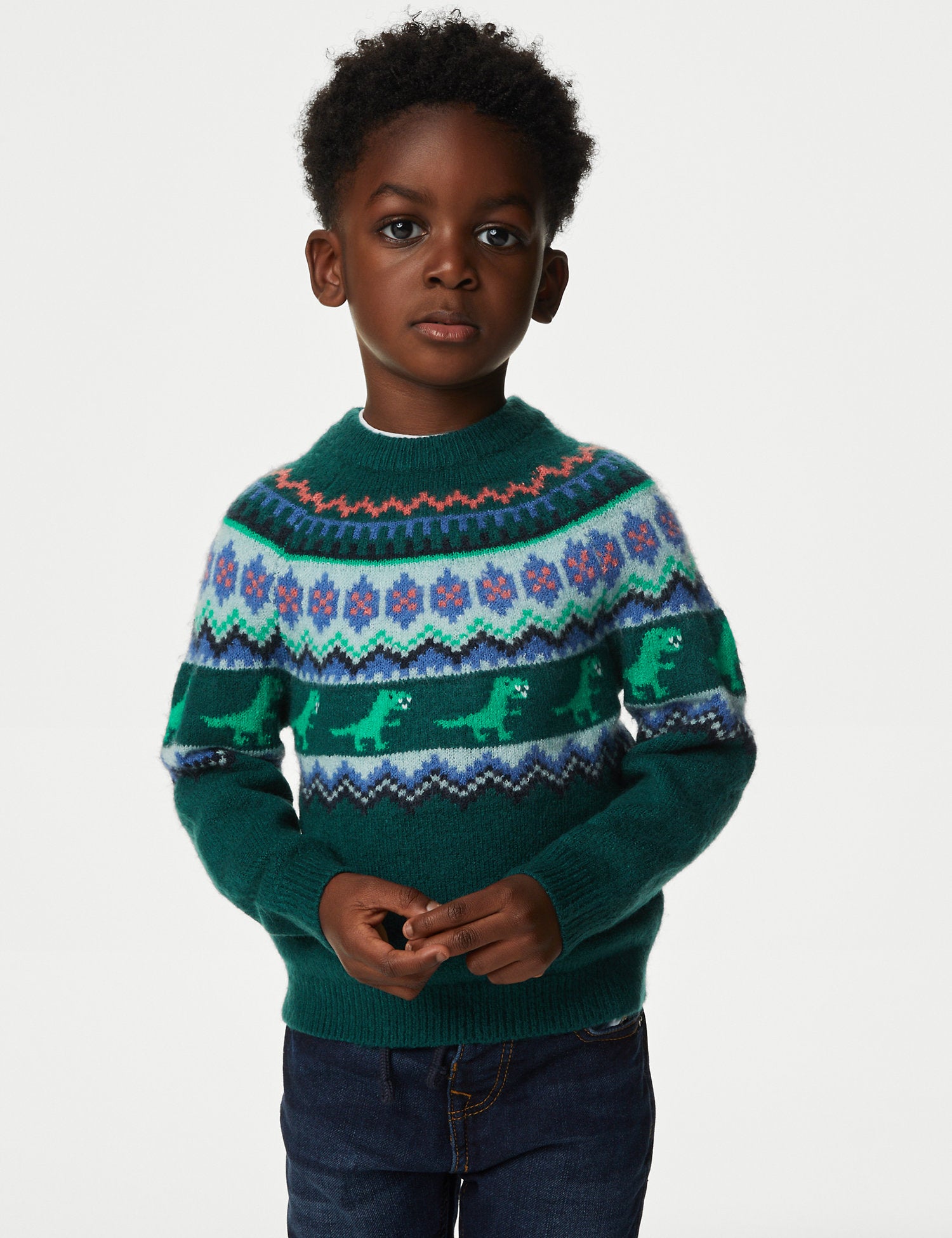 Dinosaur Fair Isle Jumper