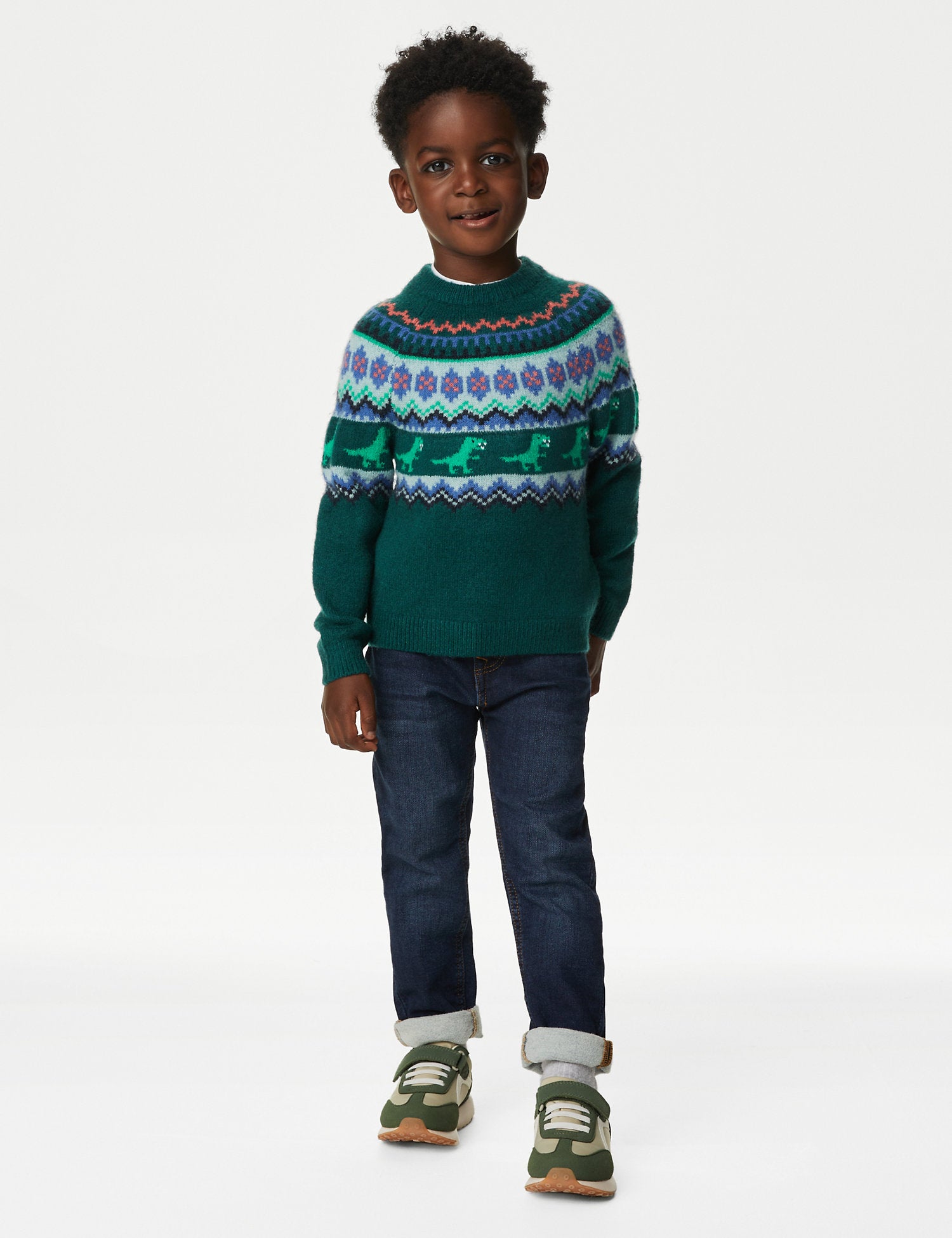 Dinosaur Fair Isle Jumper