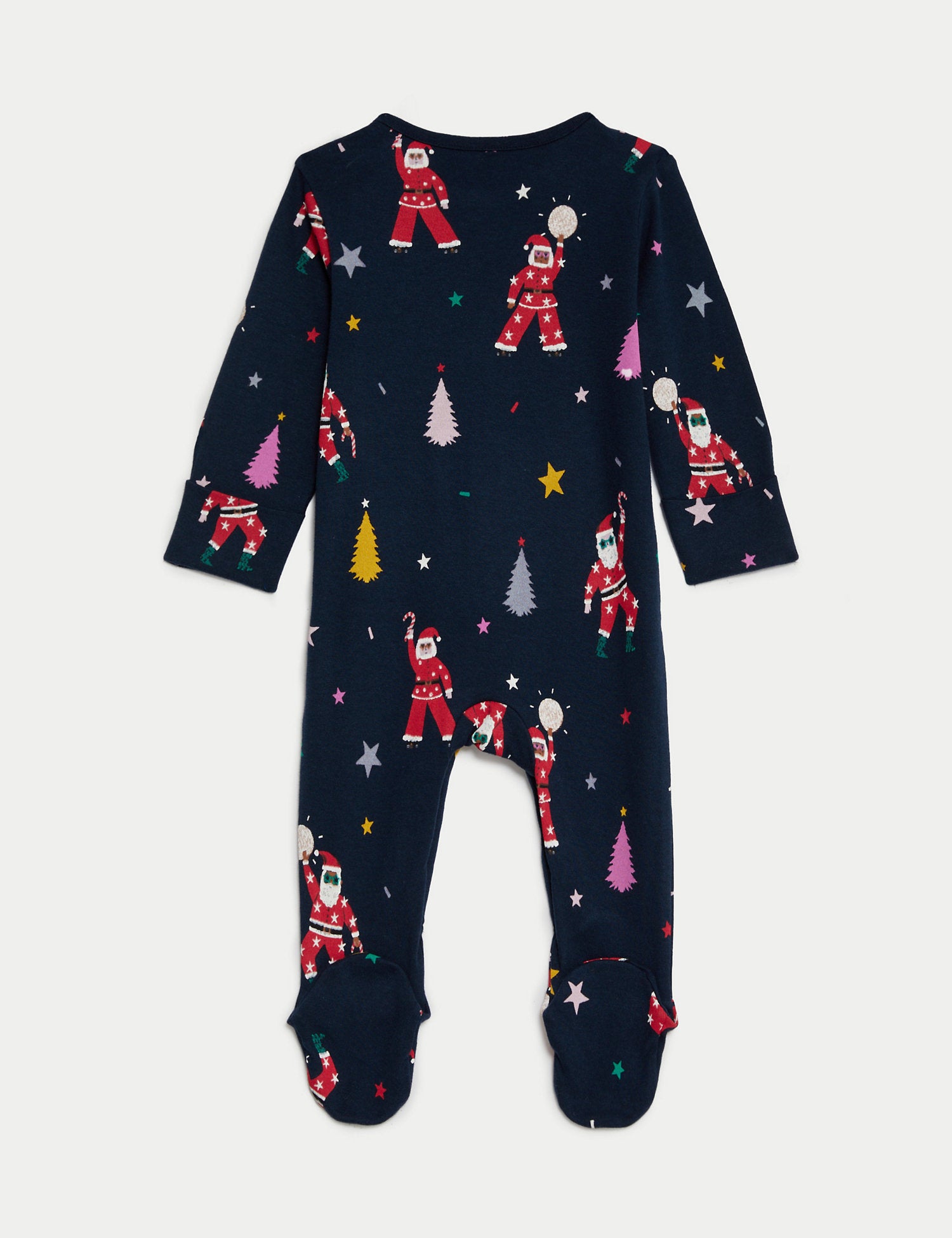 Kids' Disco Santa Family Christmas Sleepsuit