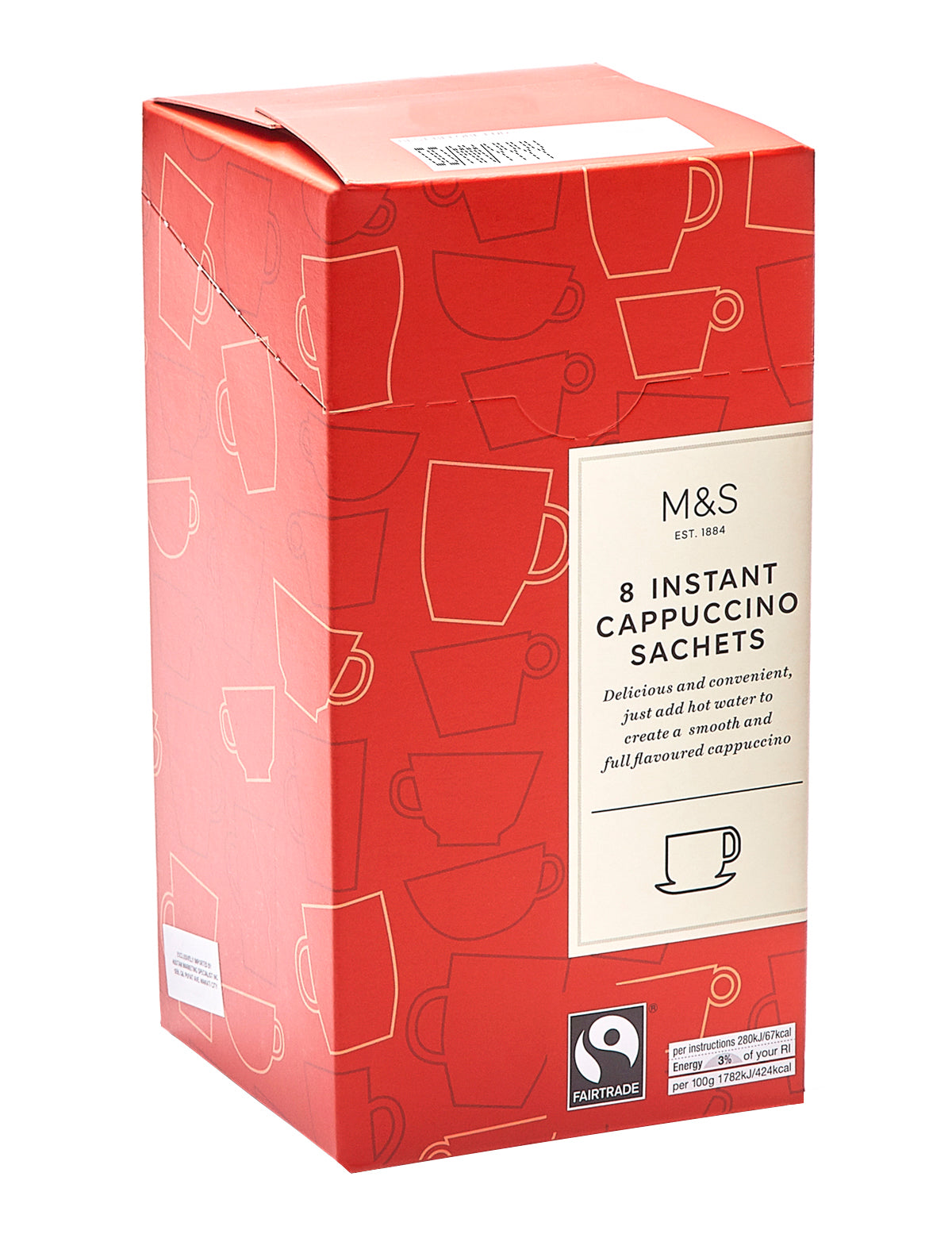8 Instant Cappuccino Sachets