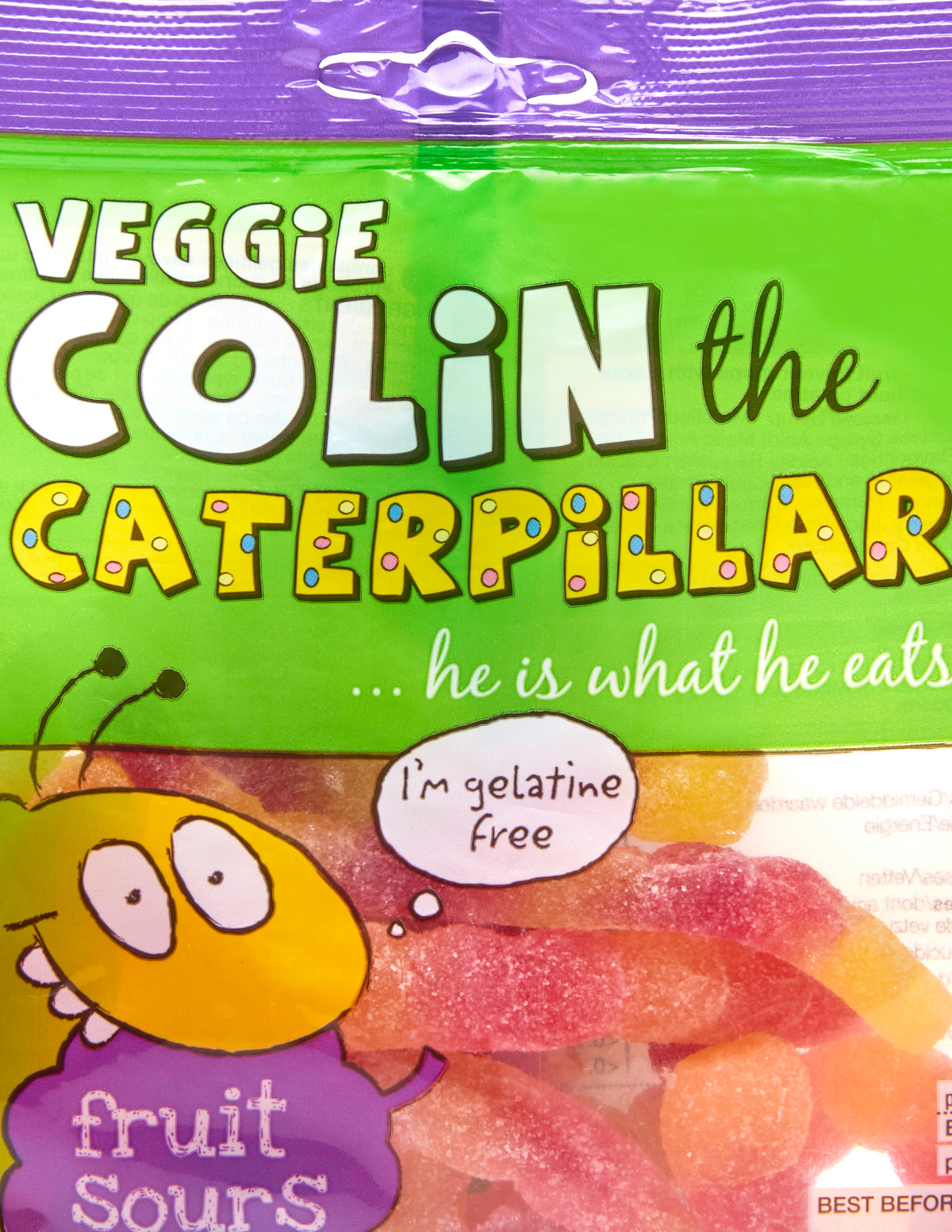 Veggie Colin the Caterpillar Fruit Sours