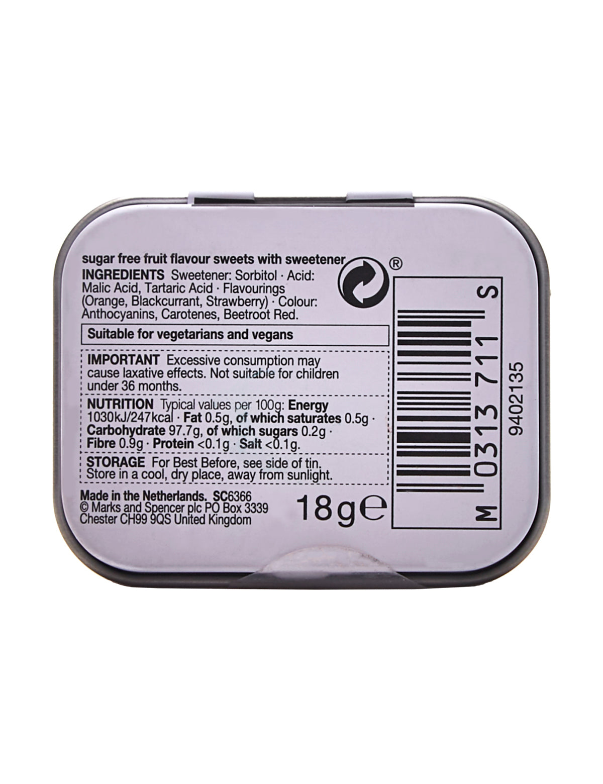 Sugar Free Fruity Bursts