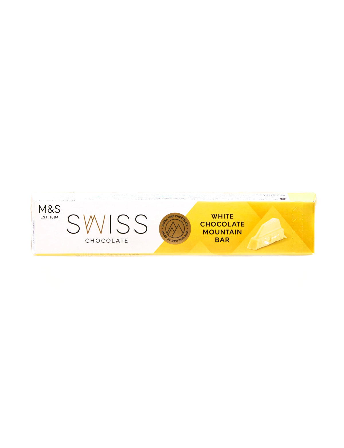 Swiss Chocolate White Chocolate Mountain Bar 100g