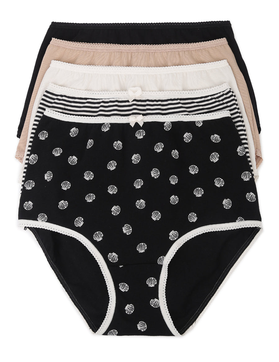 IBO 5pk Cotton Lycra Full Briefs