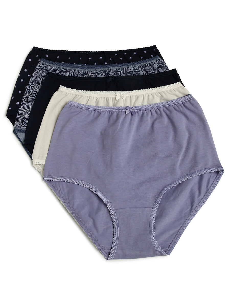 IBO 5pk Cotton Lycra Full Briefs