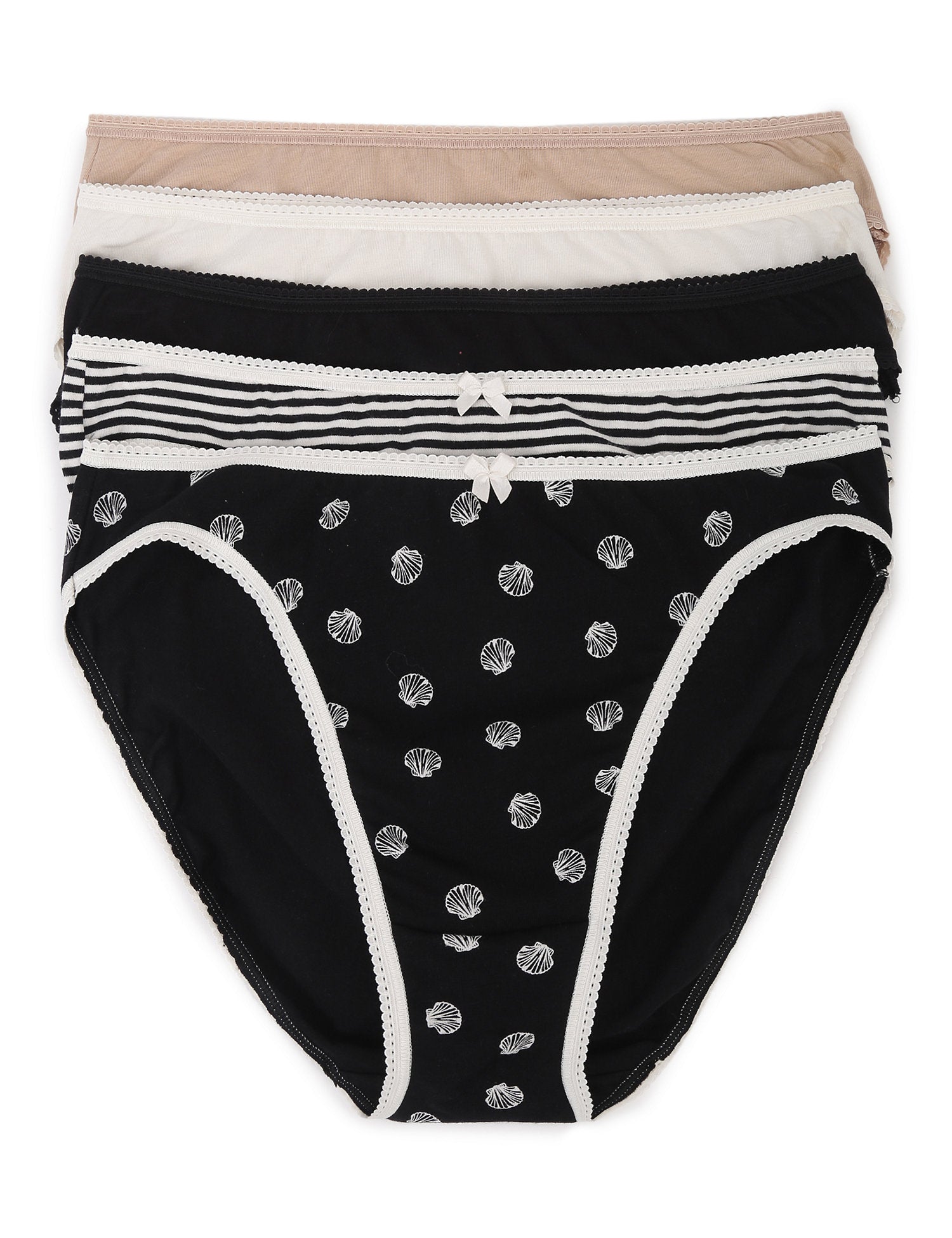IBO 5pk Cotton Lycra High Leg