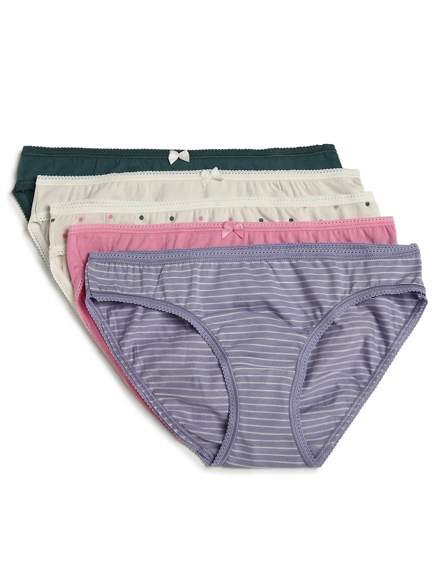 IBO 5pk Cotton Lycra Bikini