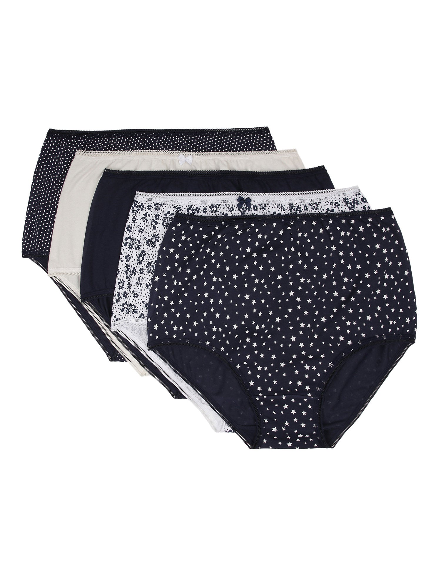 5pk Cotton Lycra® Full Briefs