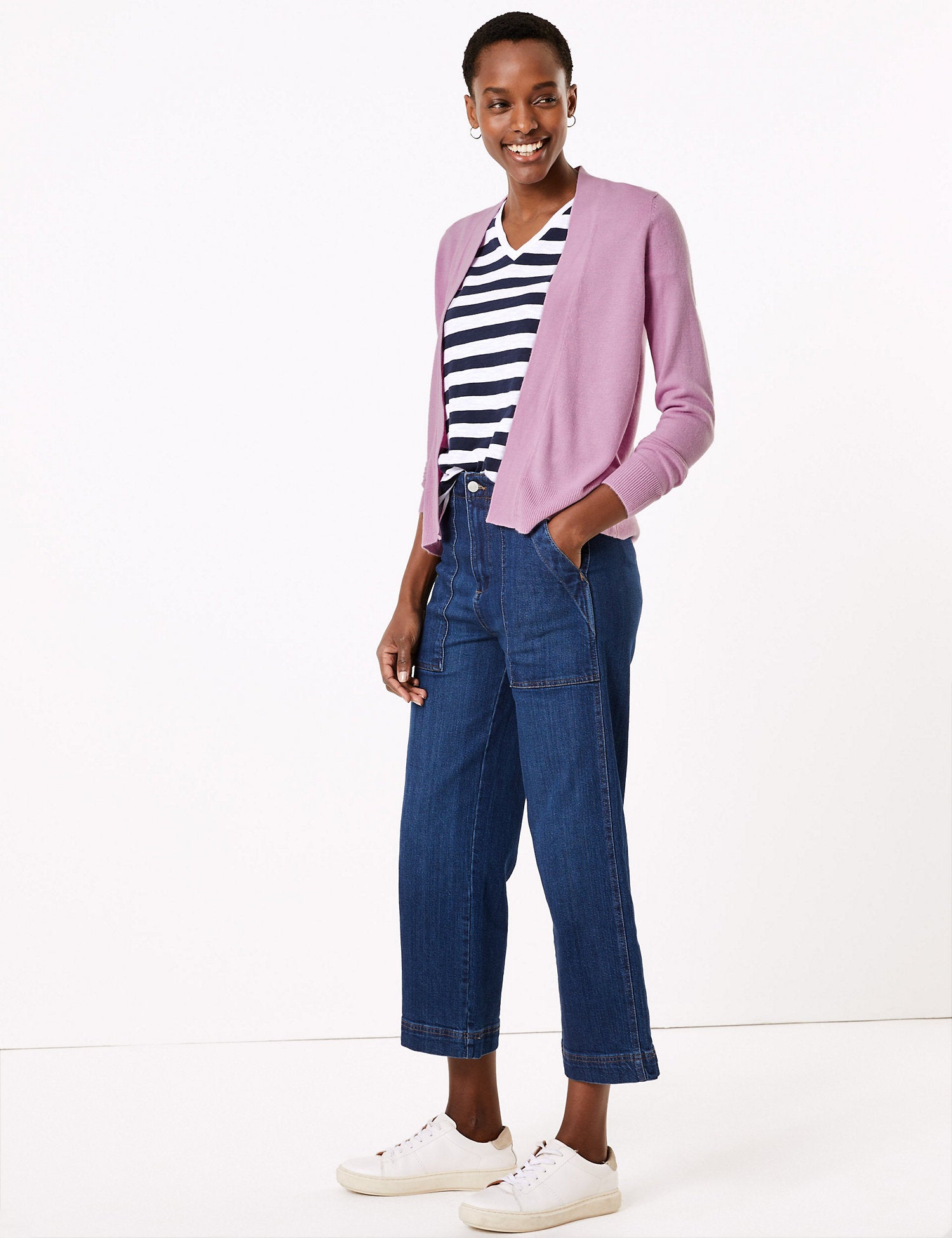 Cashmilon™  Edge to Edge Cardigan