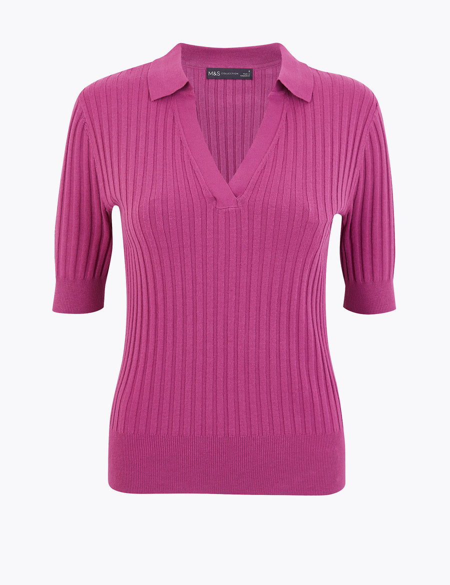 Textured Knitted Top