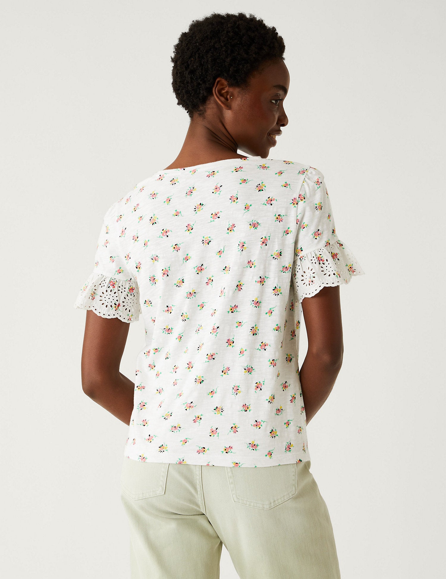 Pure Cotton Printed Top