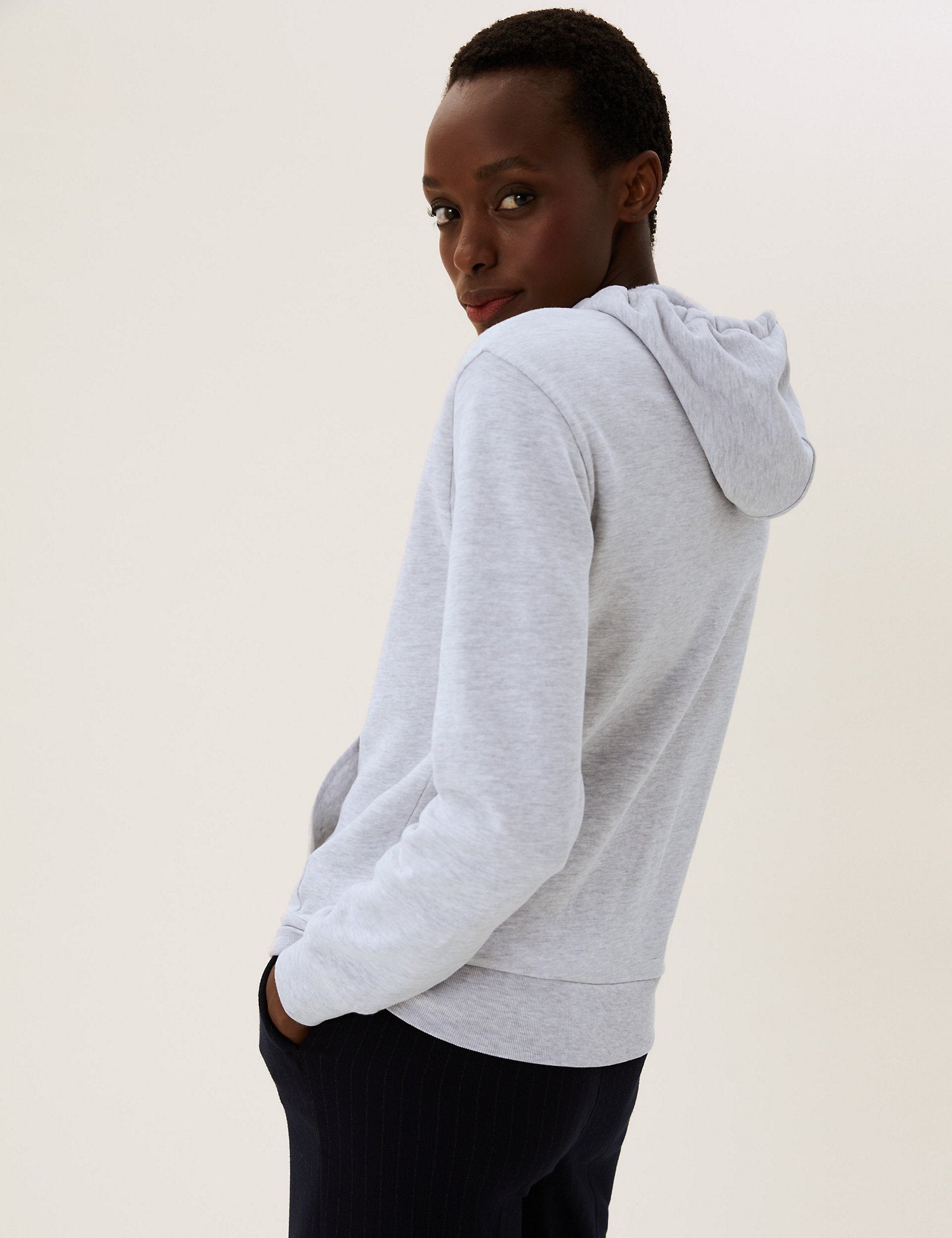 Cotton Long Sleeve Hoodie