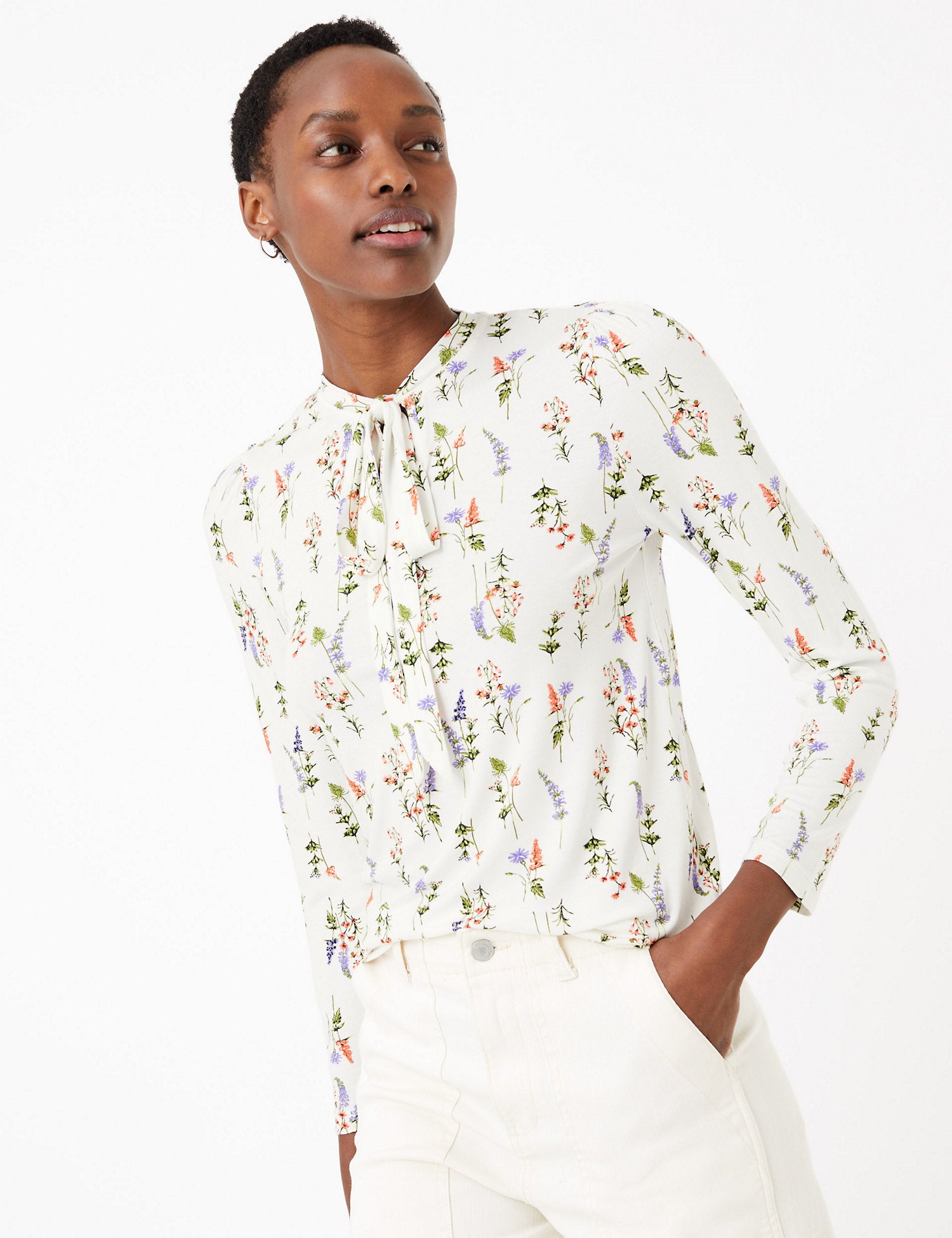 Floral Long Sleeve Top