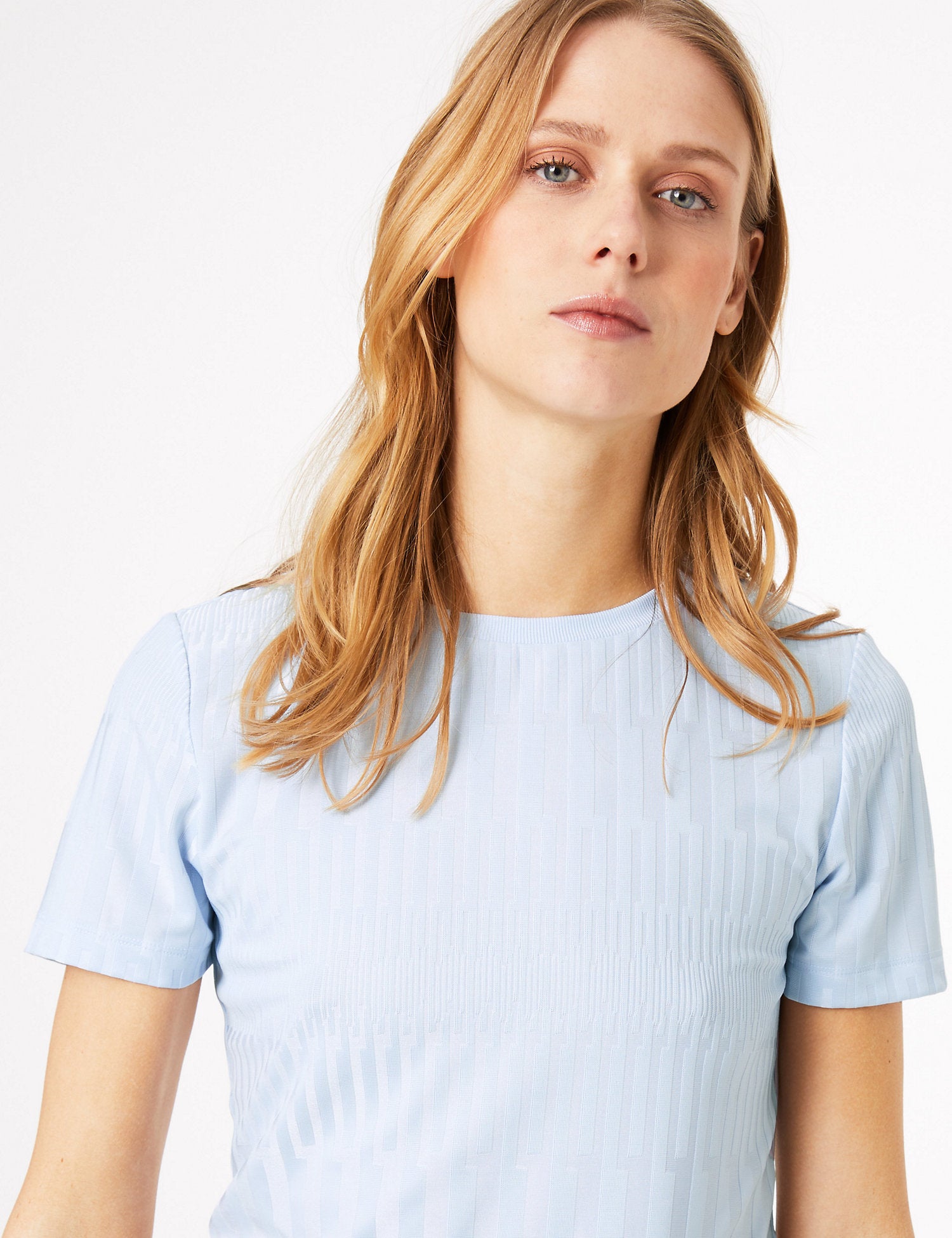 Textured Slim Fit T-Shirt