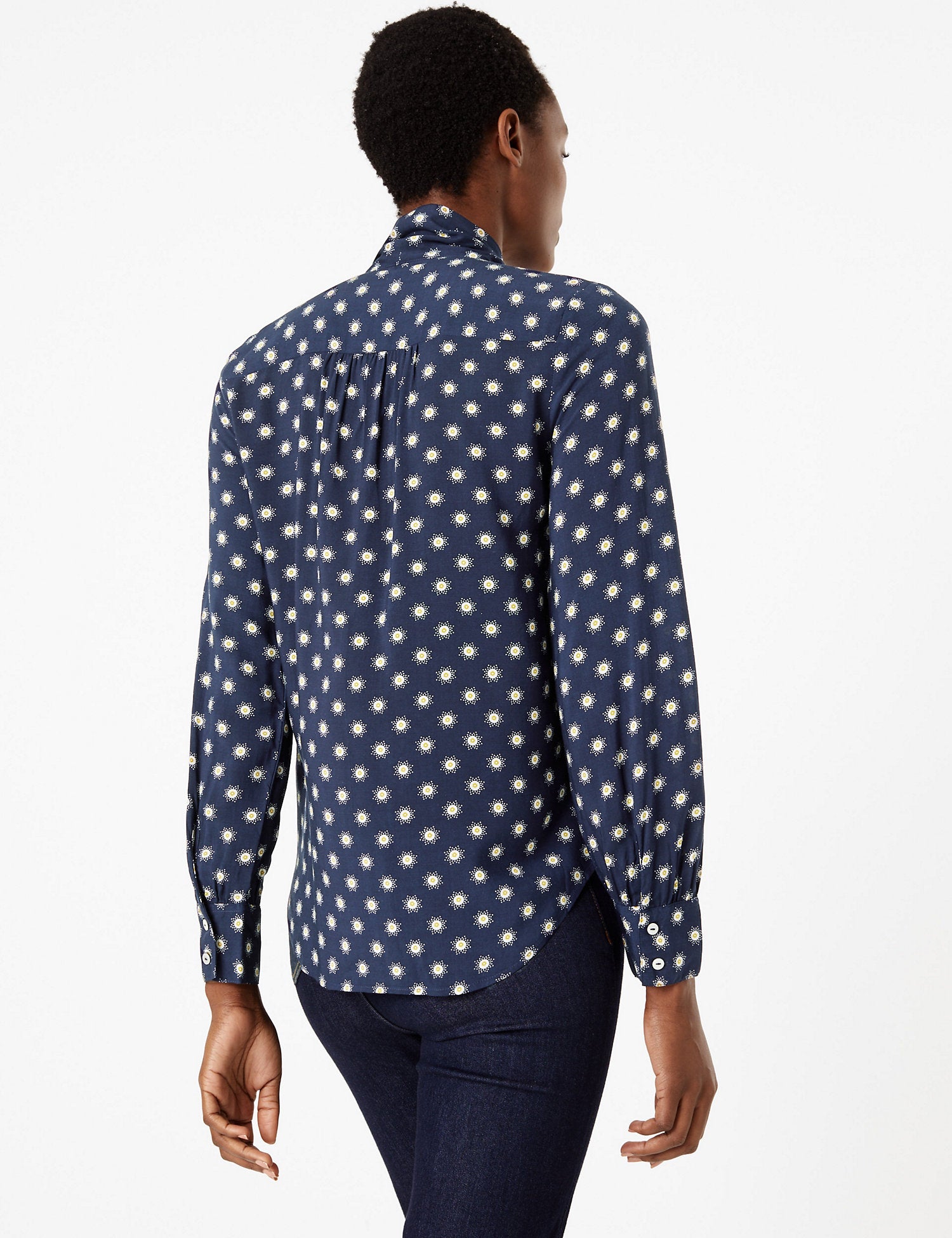 Star Print Blouse