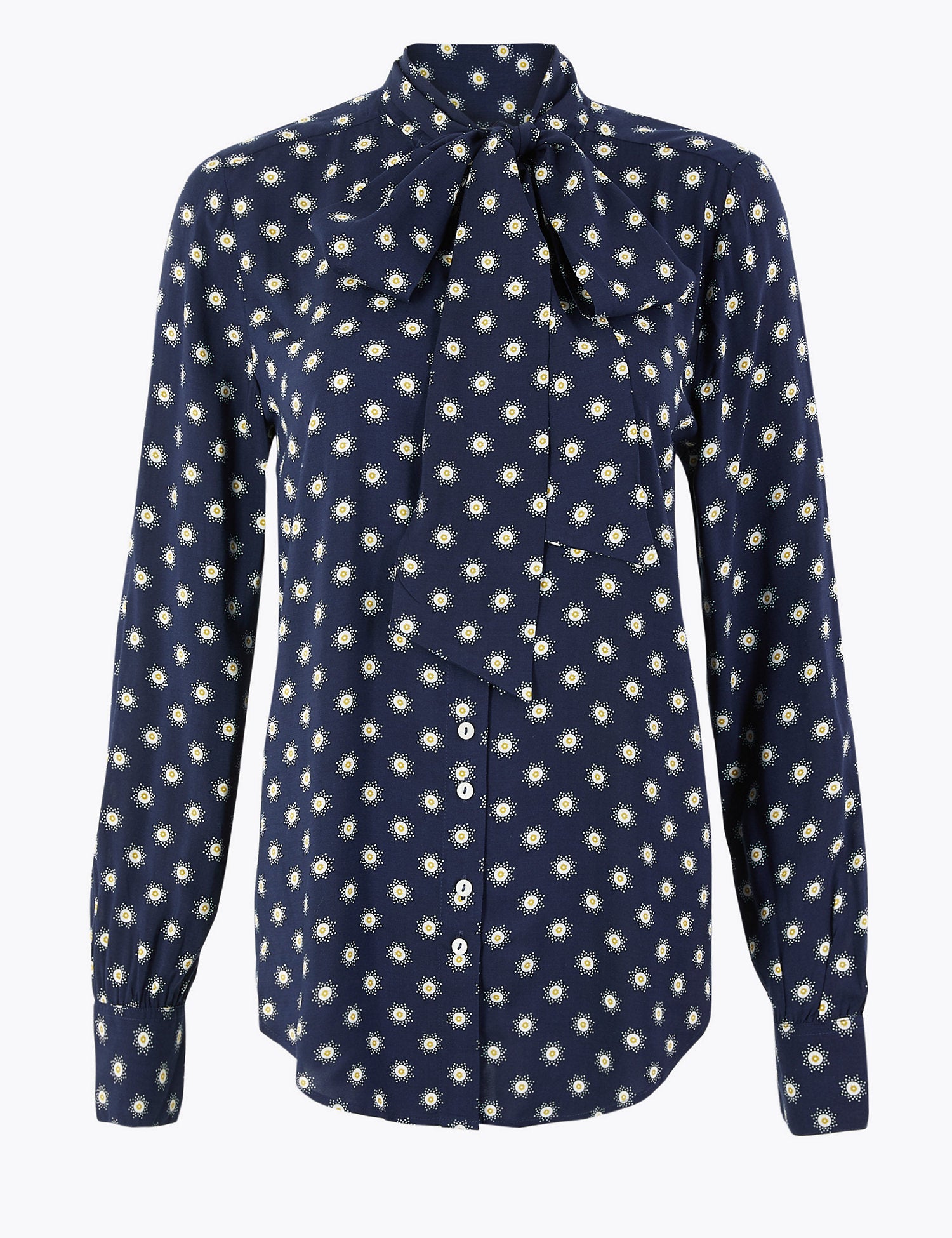 Star Print Blouse