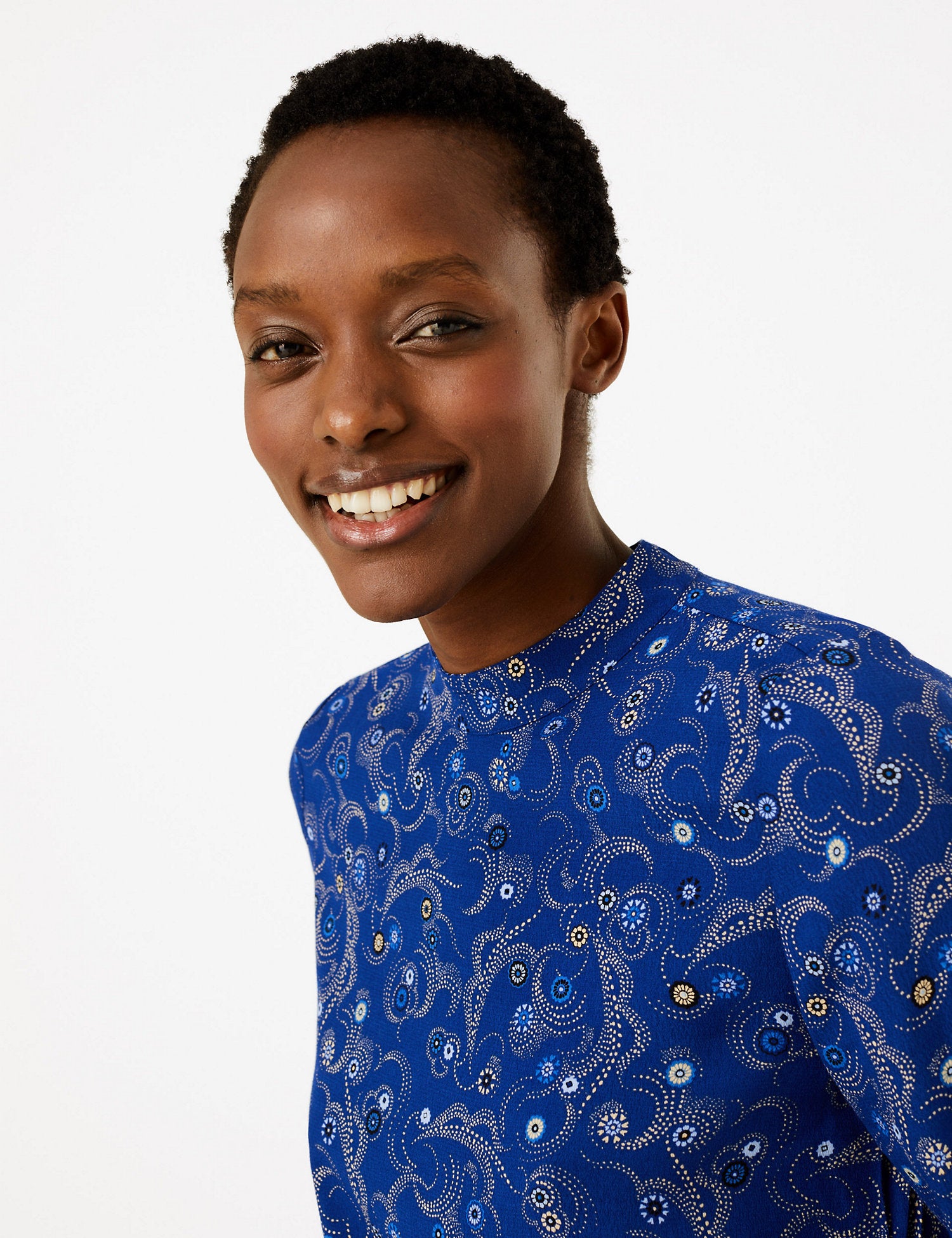 Constellation Print Woven Top