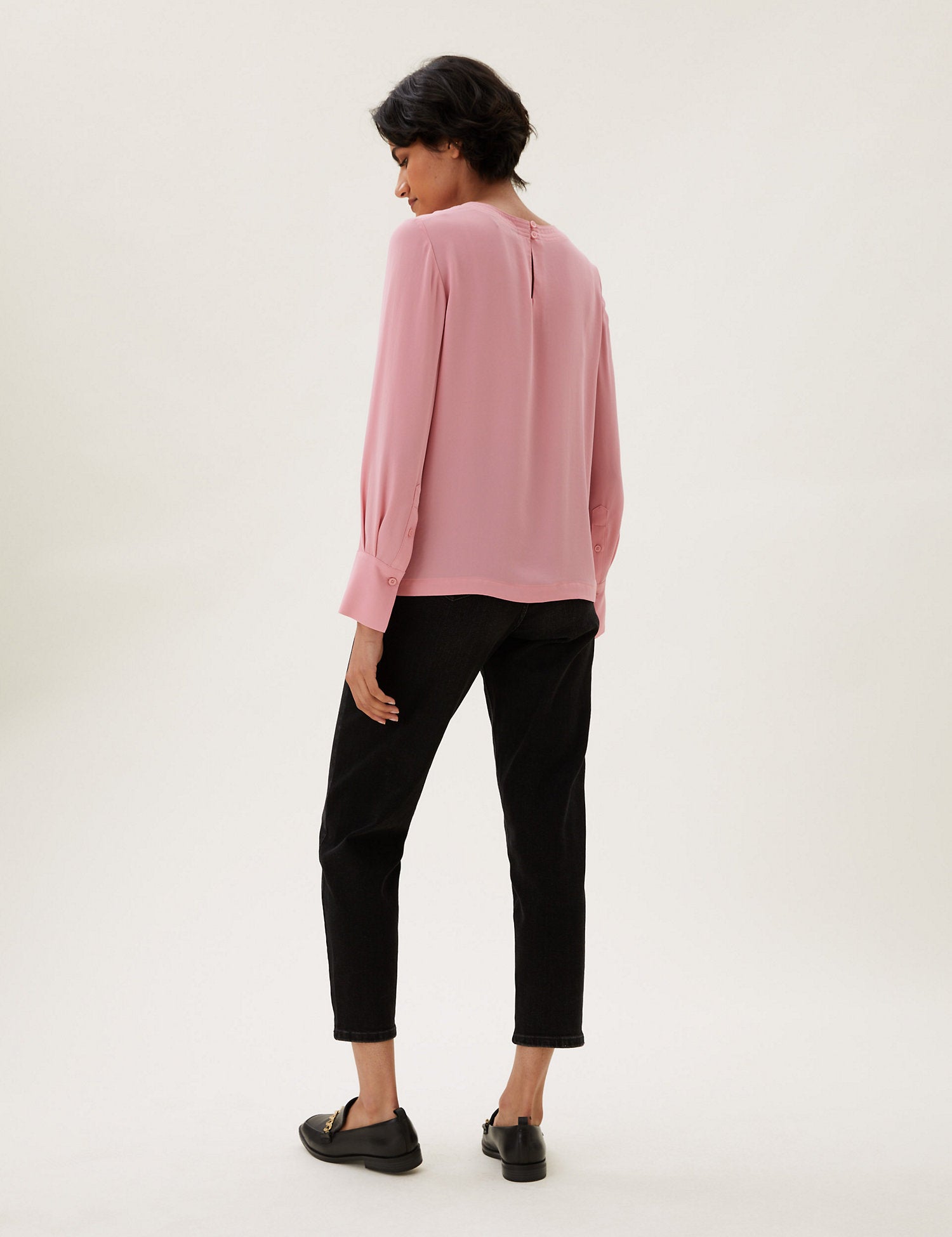 Crew Neck Long Sleeve Top