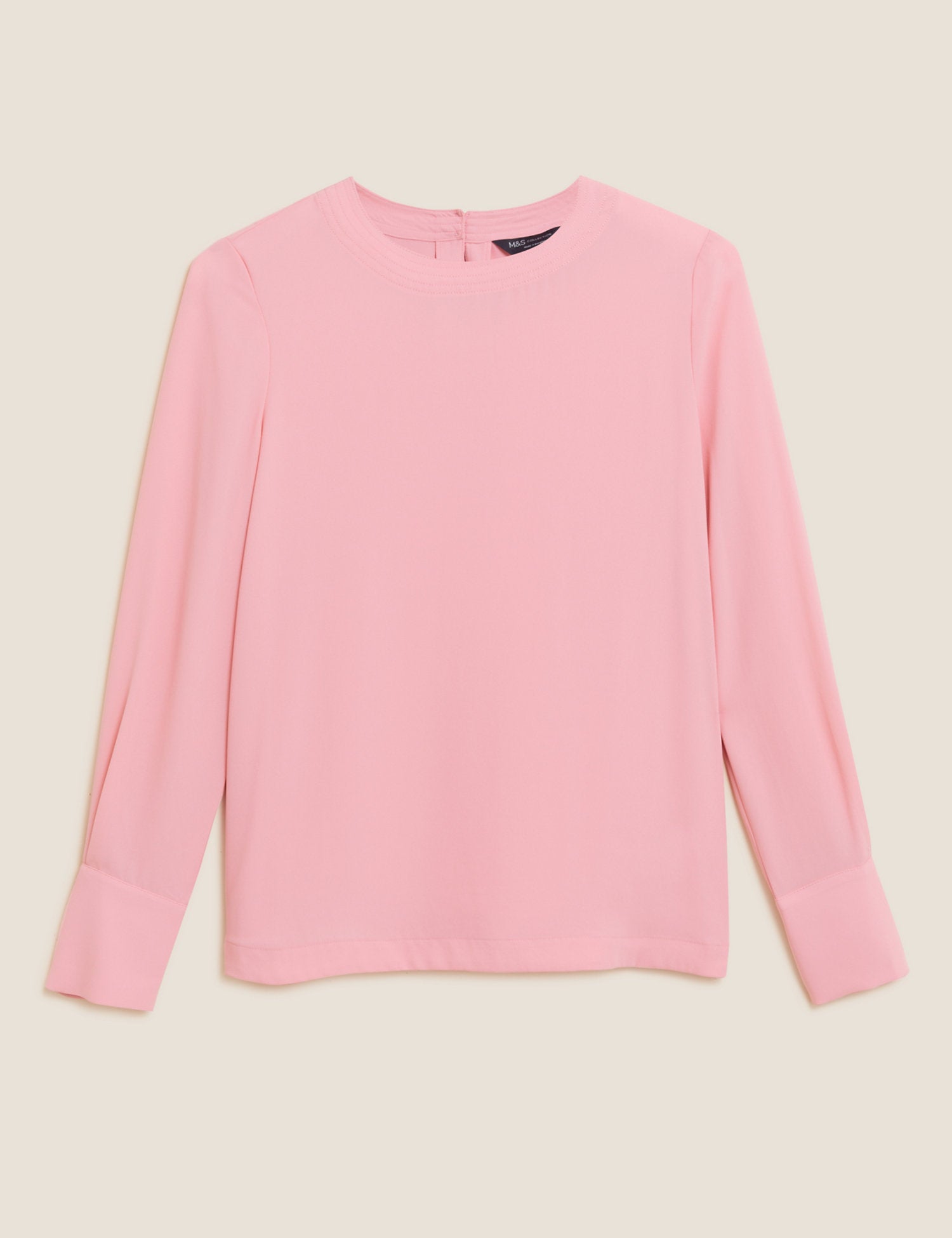 Crew Neck Long Sleeve Top