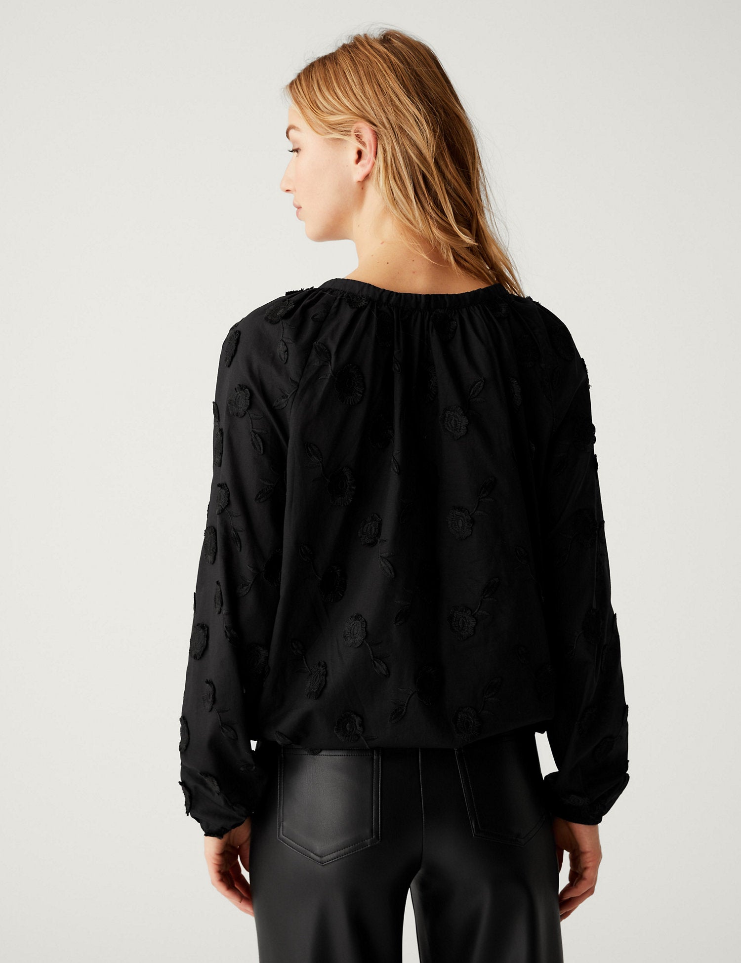 Pure Cotton Embroidered Blouse