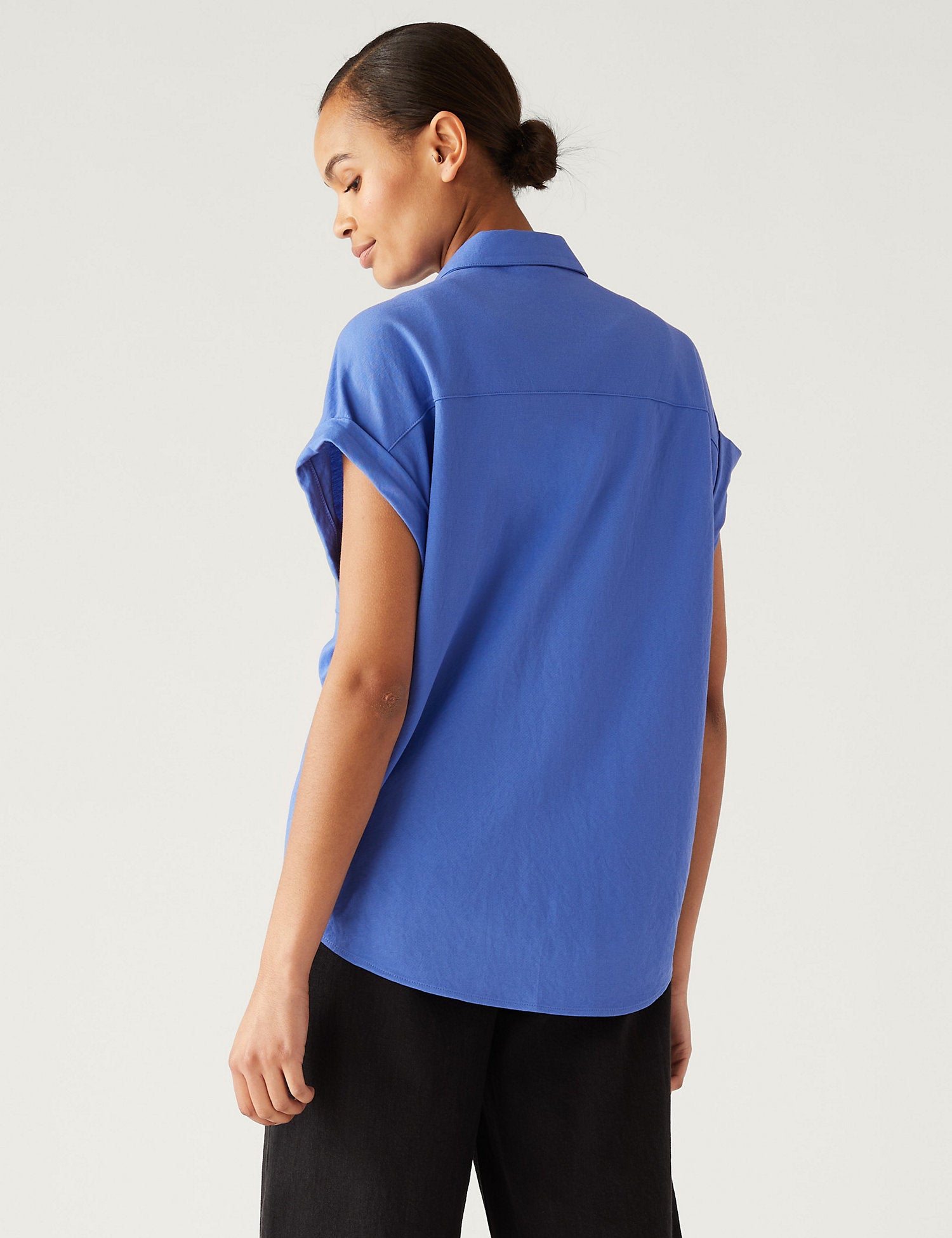 Jersey Collared Shirt