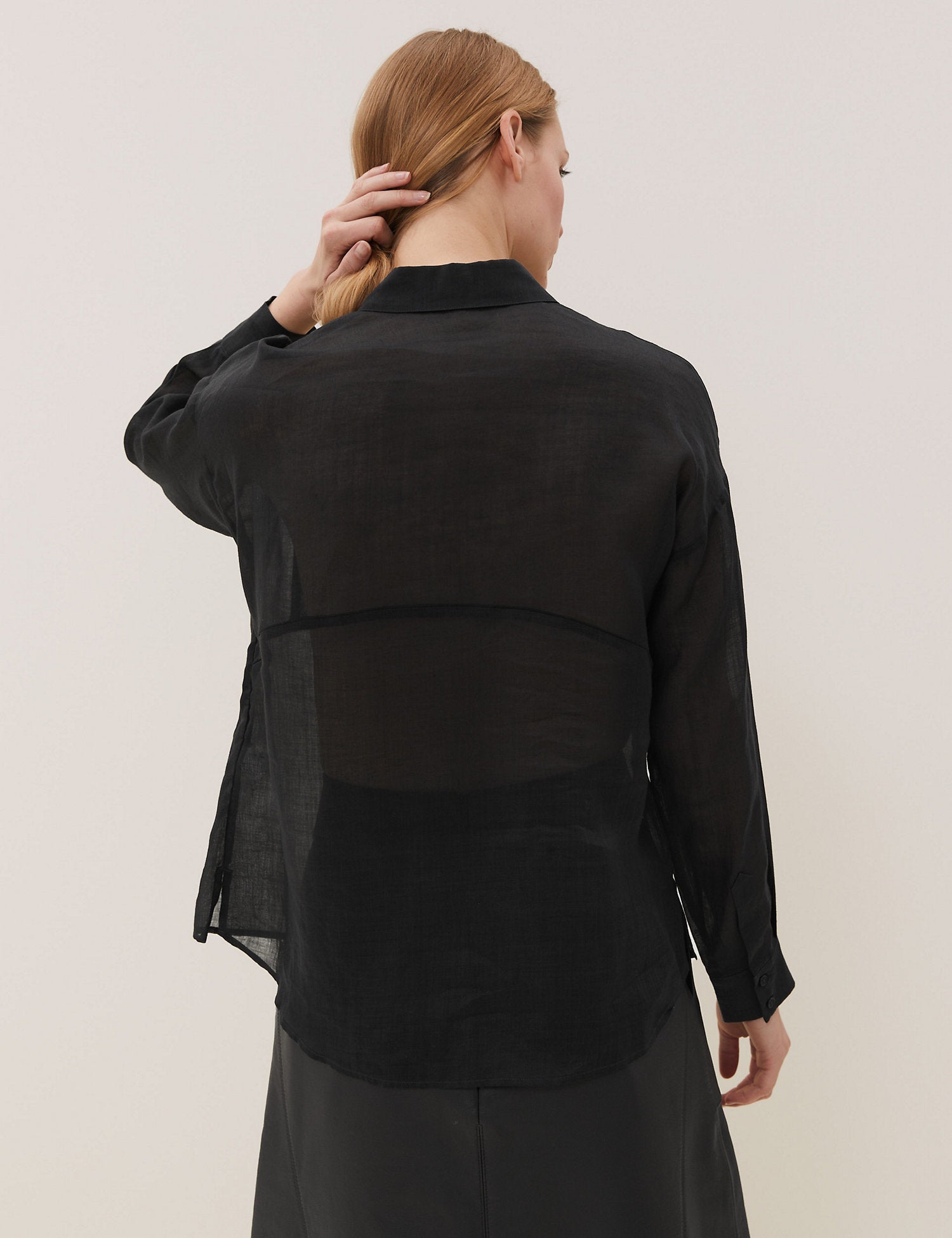 Ramie Long Sleeve Shirt