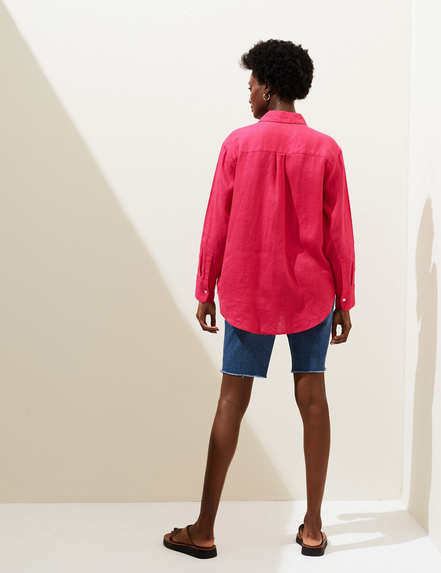Pure Linen Oversized Shirt