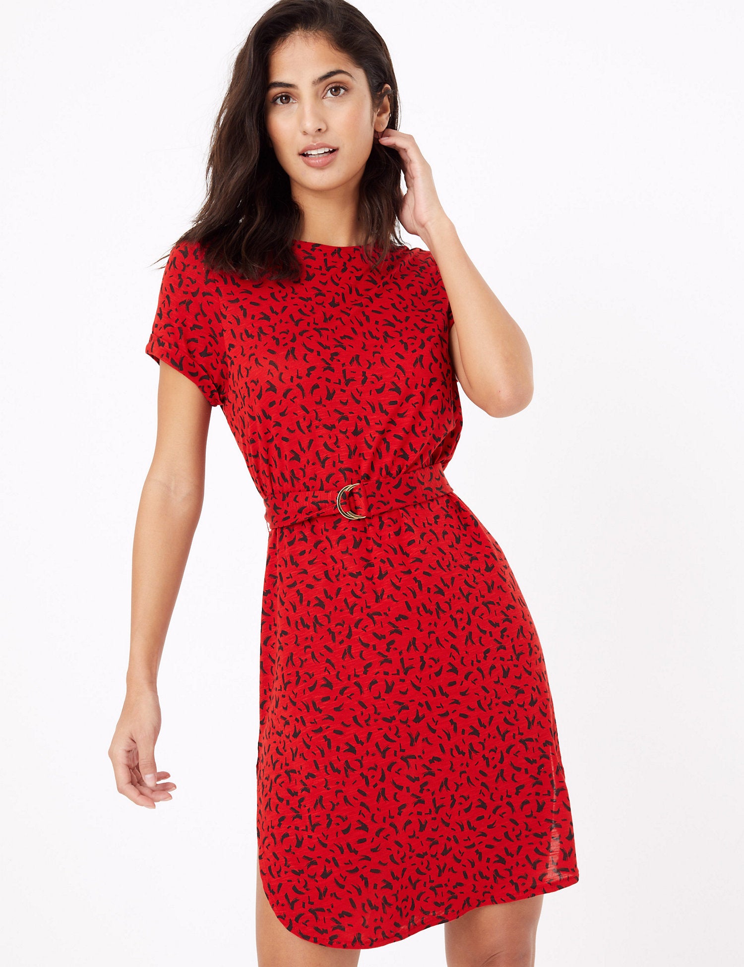 Confetti Belted Beach Dress