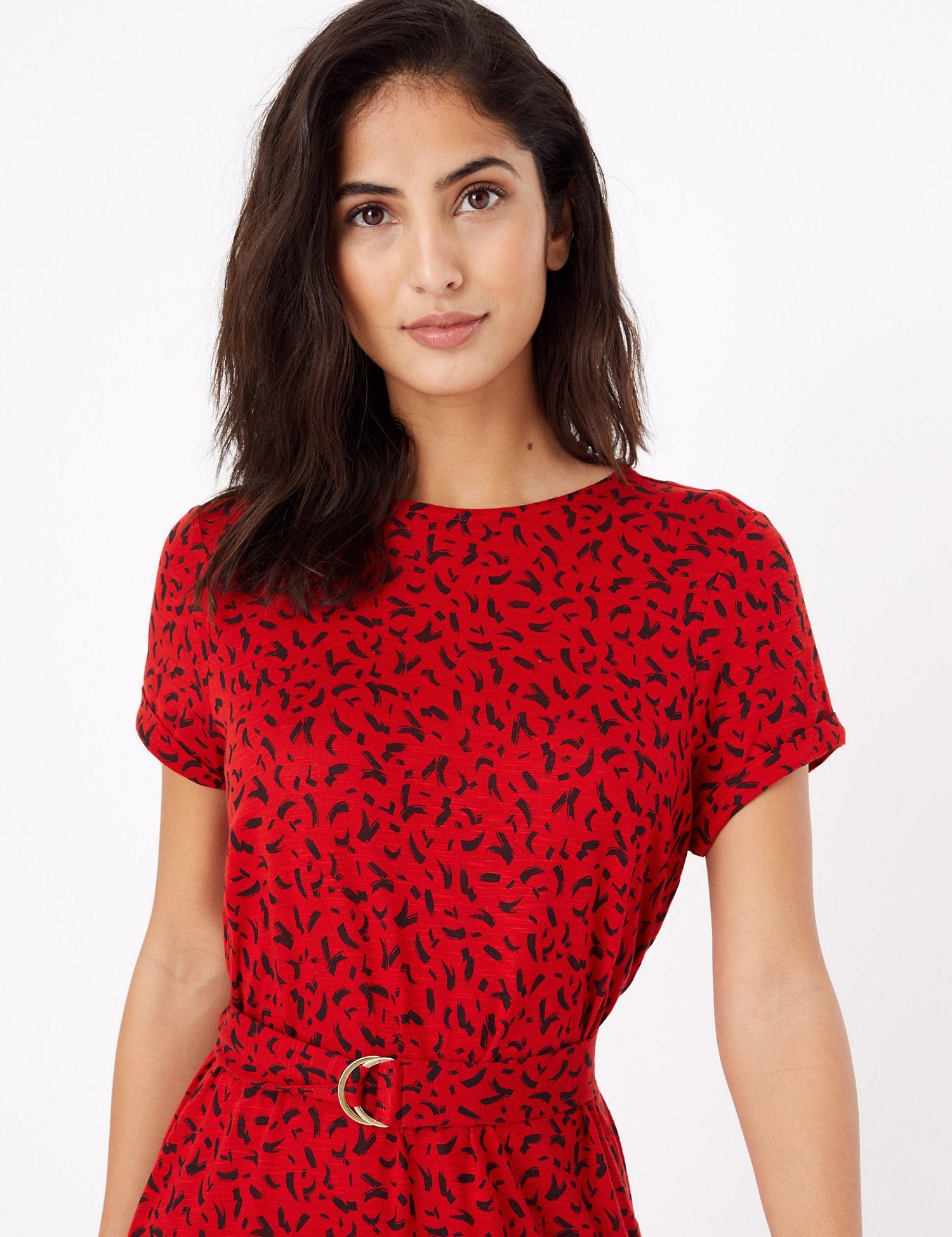 Confetti Belted Beach Dress